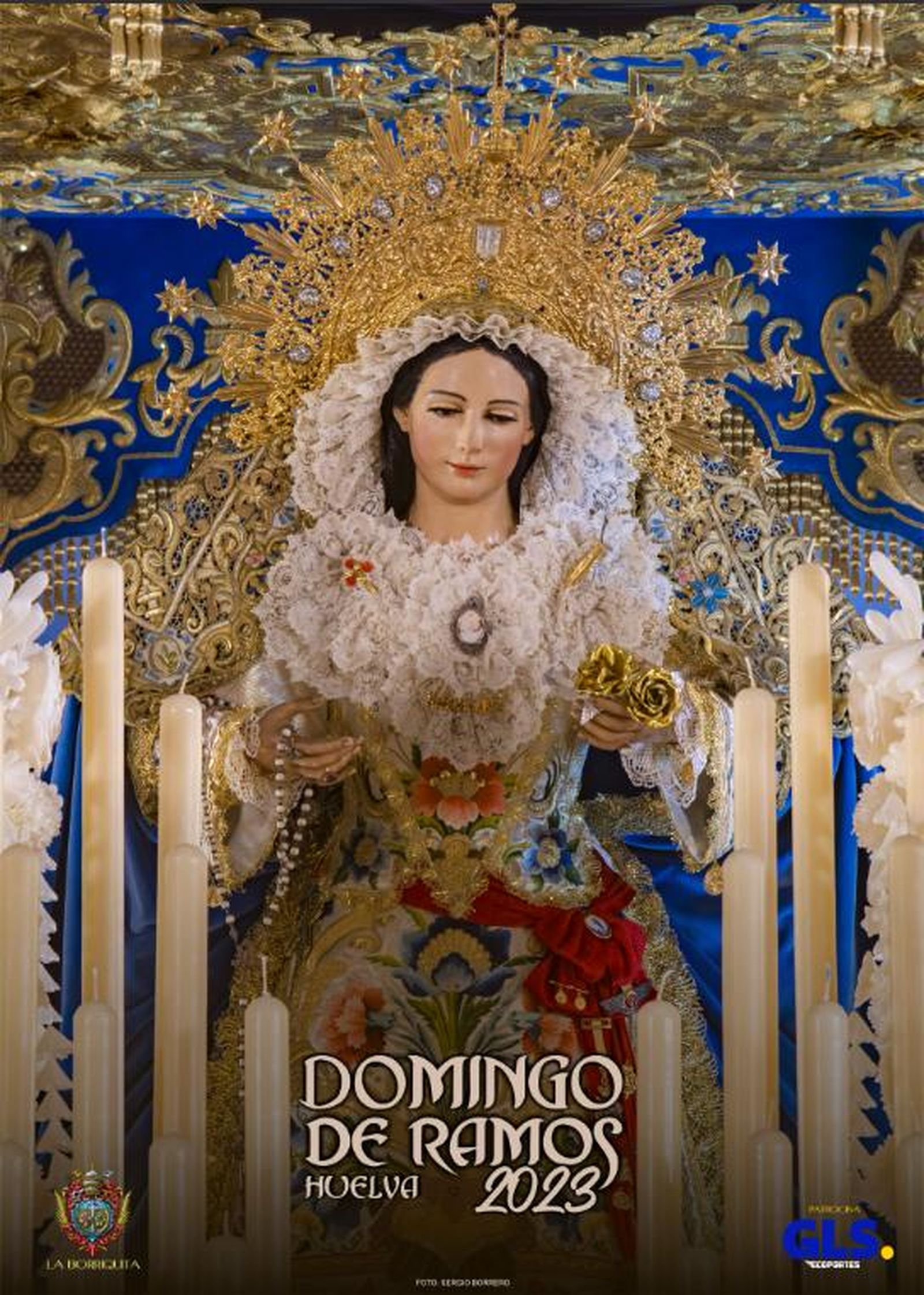 Cartel de la Hermandad de La Borriquita 2023.