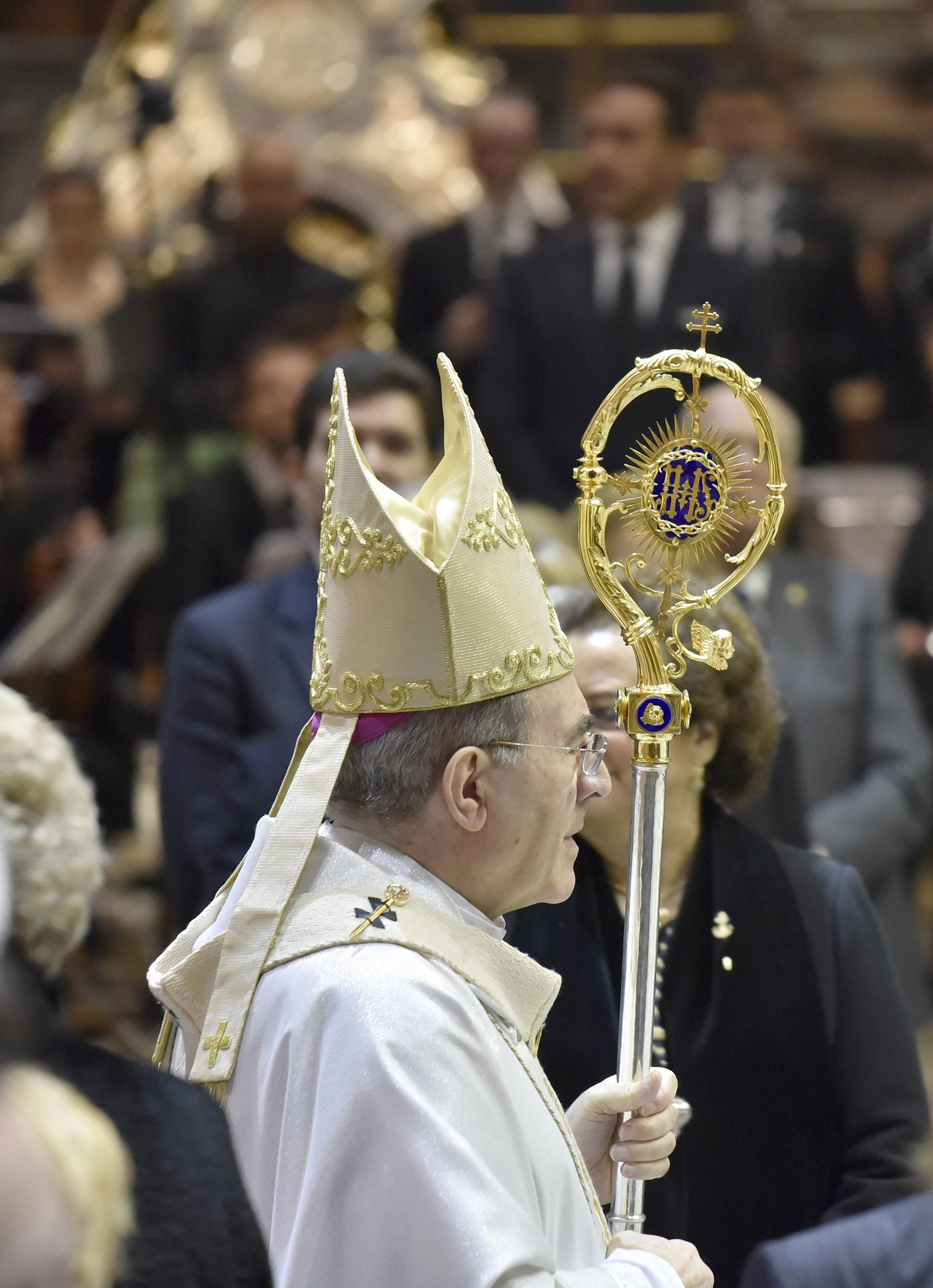 Las imágenes de la misa de acción de gracias
