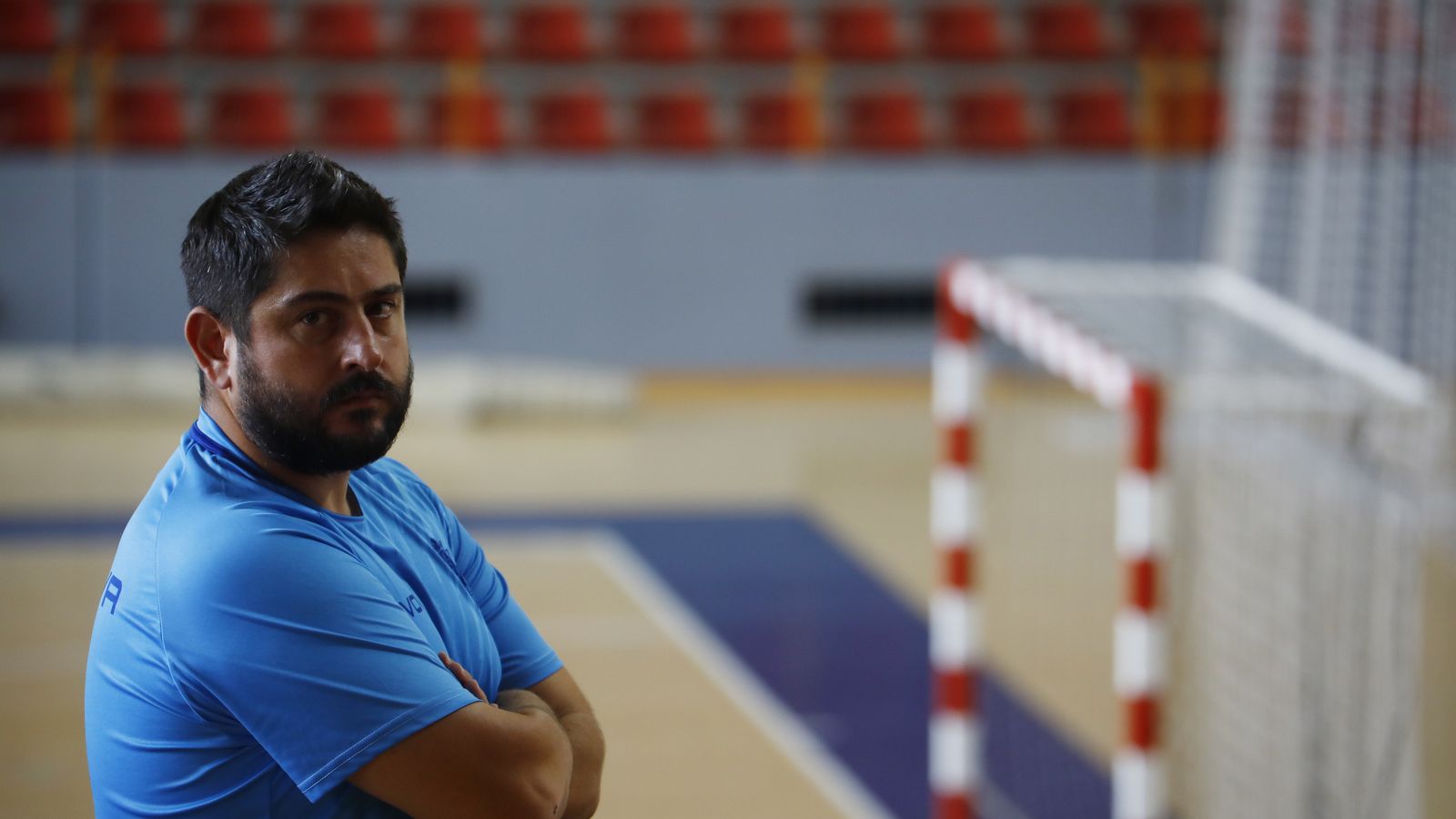 Josan González posa en Vista Alegre durante su entrevista con 'el Día'.