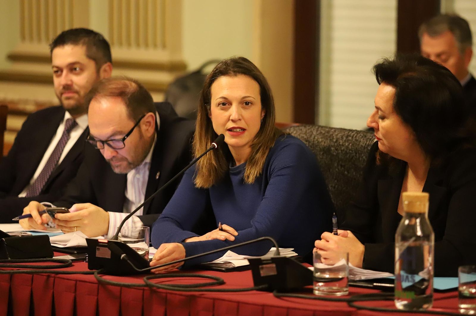 Imágenes del pleno celebrado en el Ayuntamiento de Huelva