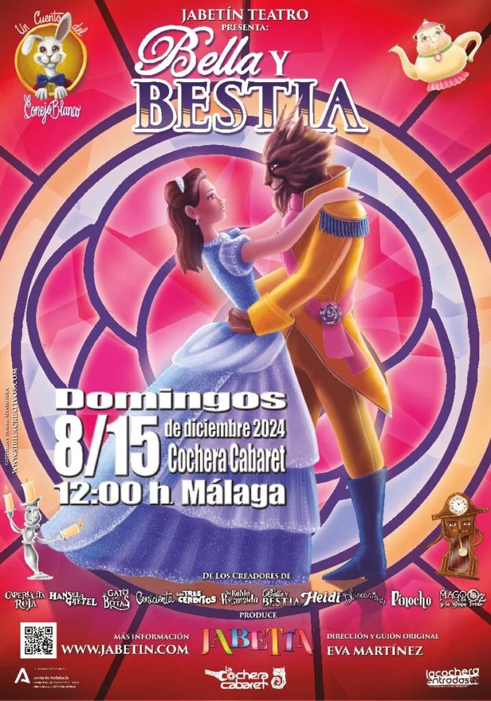 Cartel promocional de Bella y Bestia.