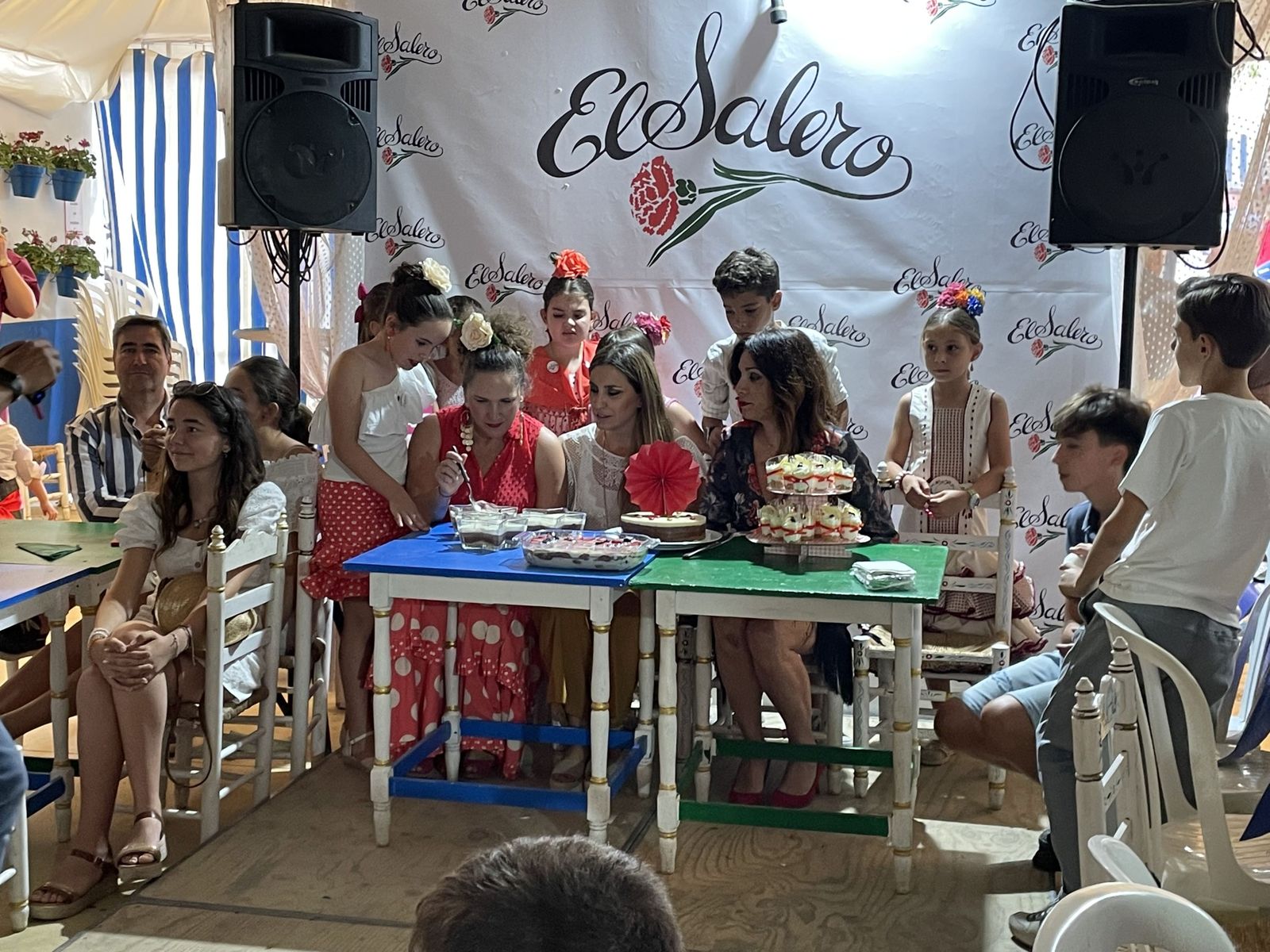 Concurso de Postres realizado en la caseta El Salero