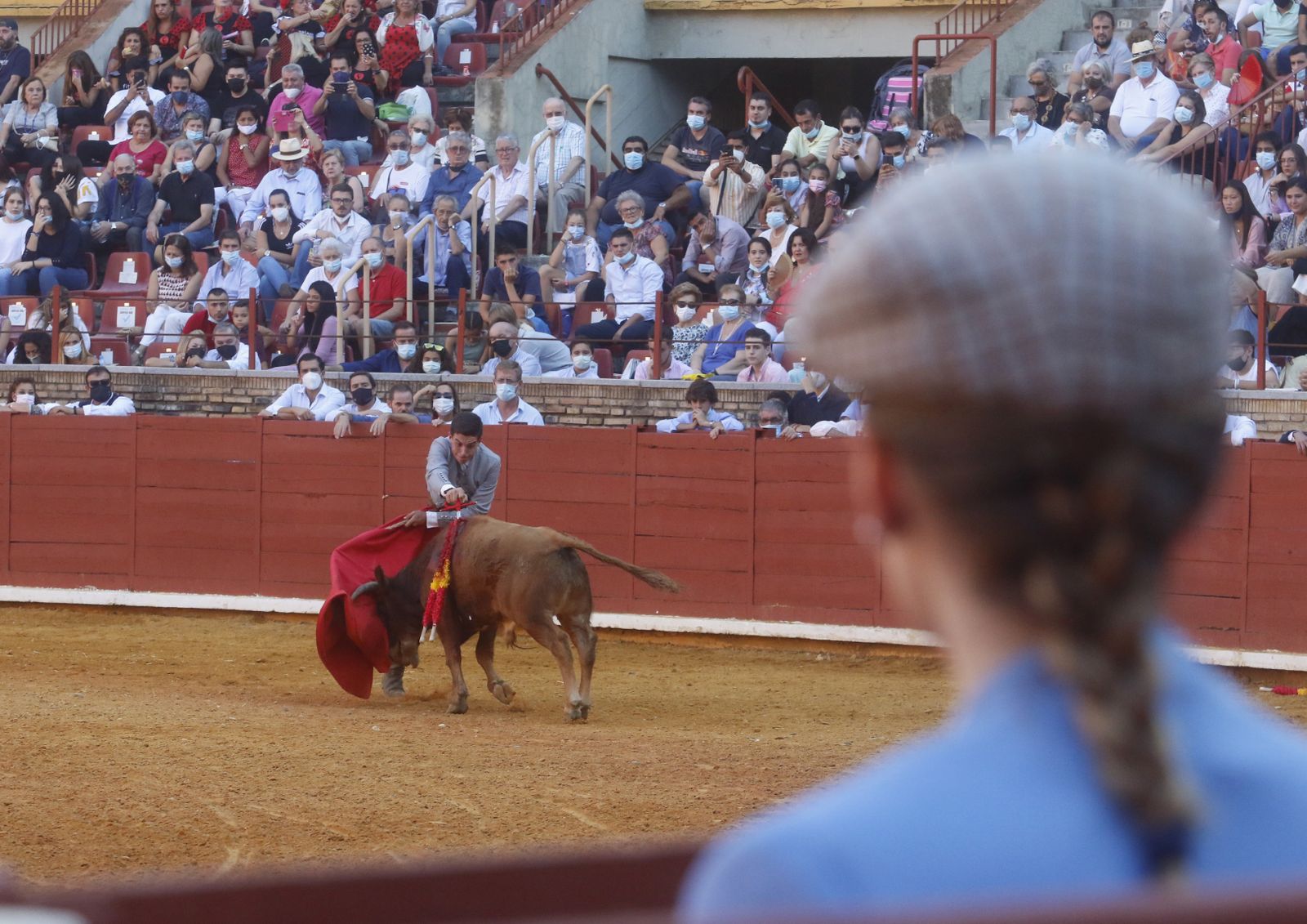 La becerrada del Círculo Taurino de Córdoba en el Coso de los Califas, en fotos