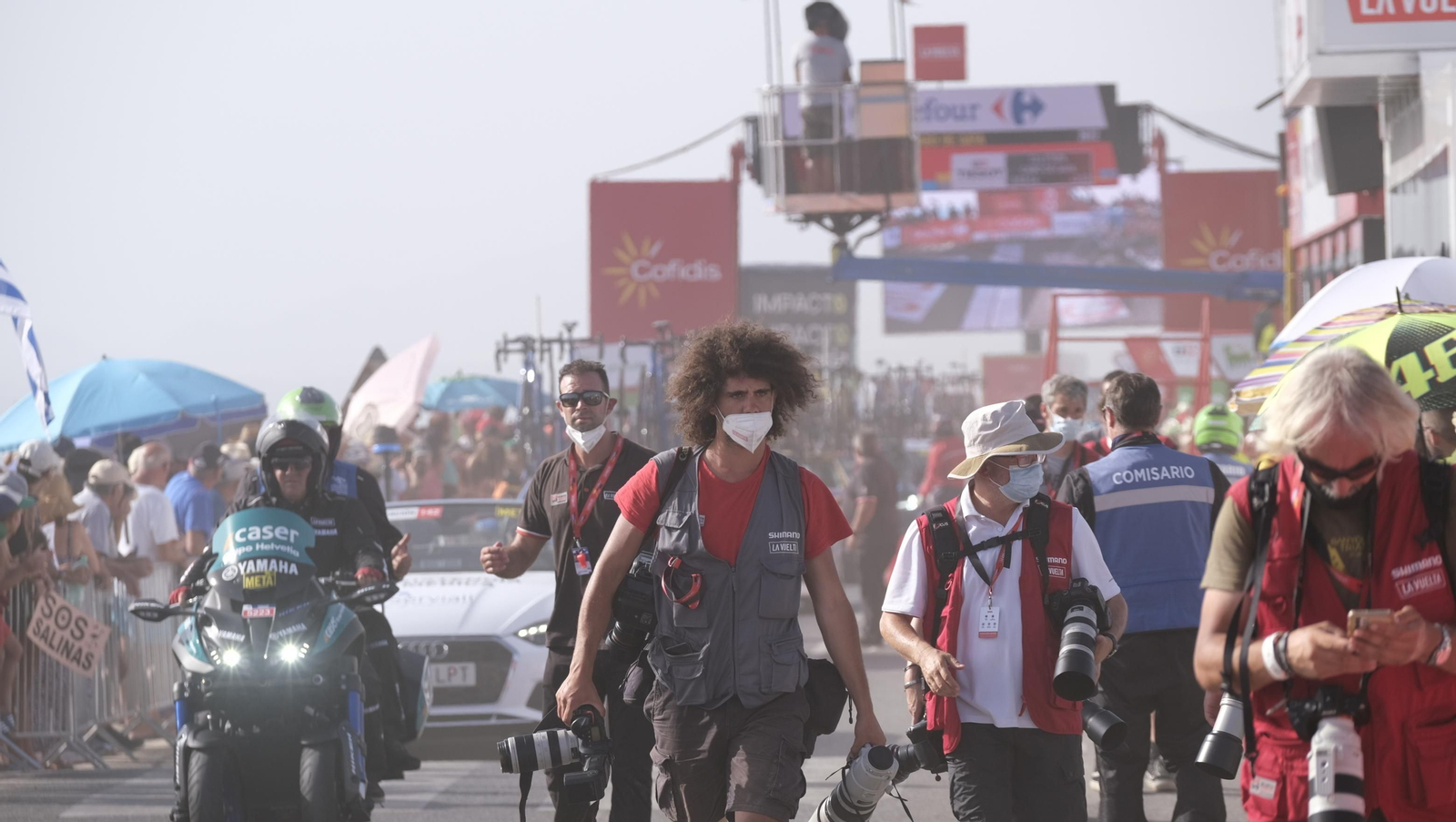 Imágenes de la etapa de la Vuelta a España con llegada en Cabo de Gata, Almería