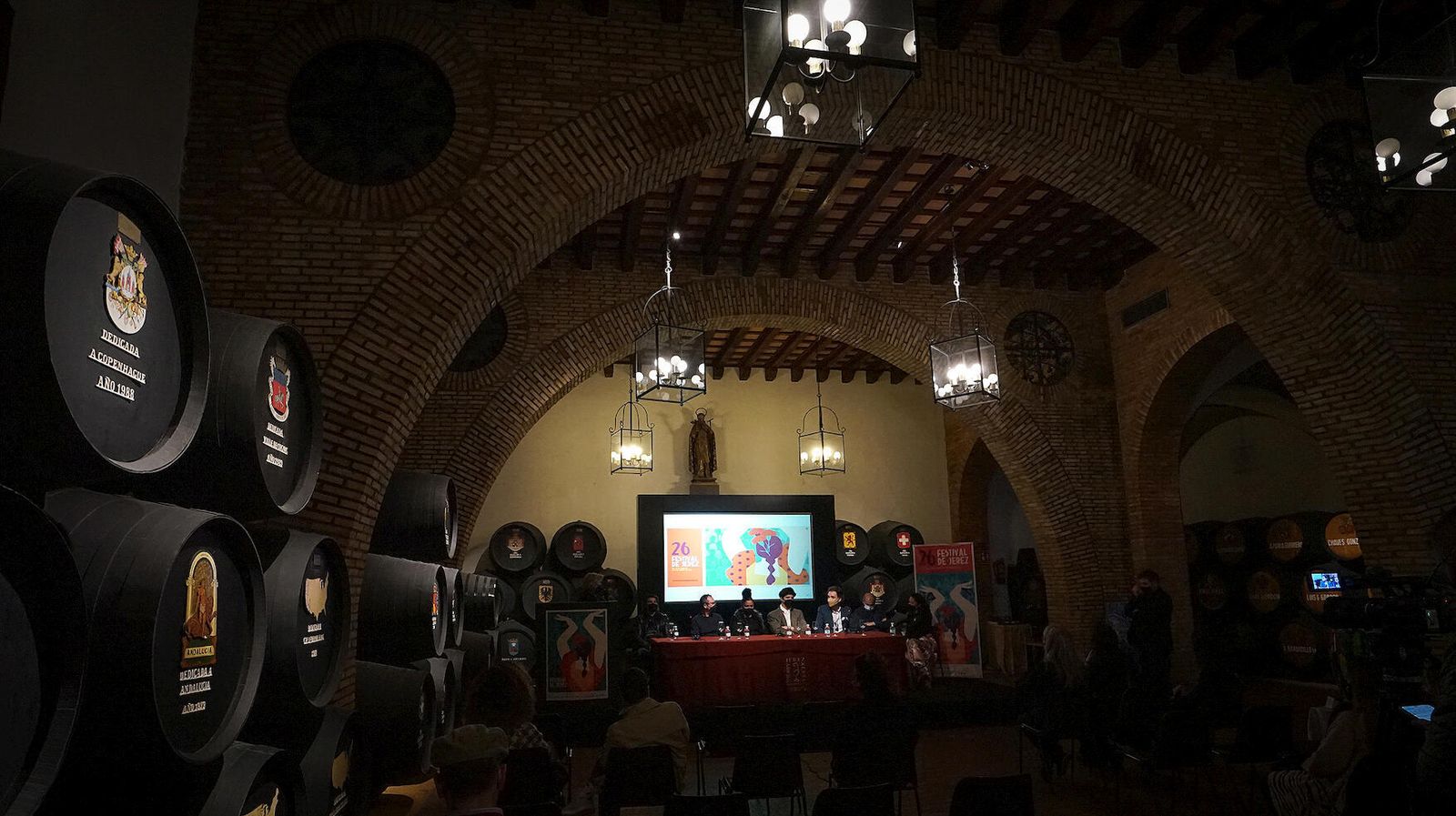 Un momento de la rueda de prensa celebrada este lunes en San Ginés.