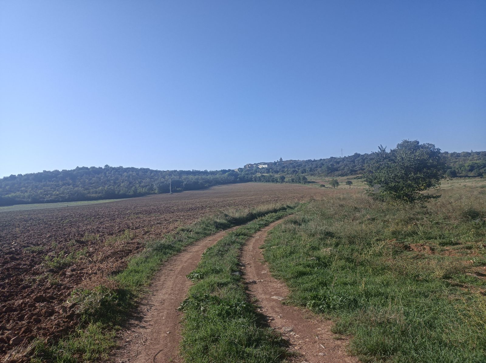 Vamos subiendo una suave pendiente.