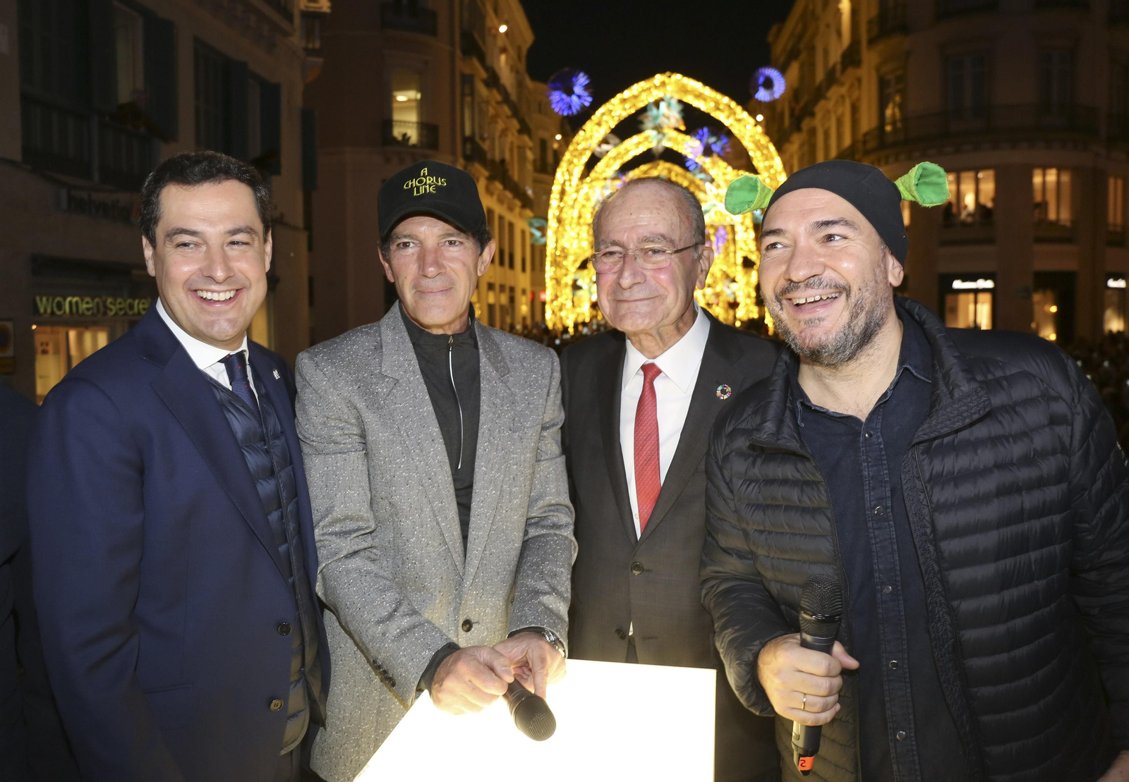 Las fotos de las luces de Navidad en Málaga Las fotos de las luces de Navidad en Málaga