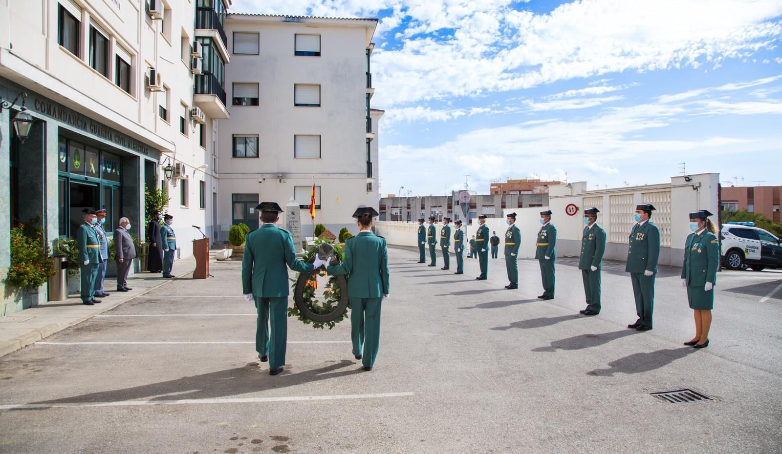 La Guardia Civil de Algeciras celebra la festividad de su patrona, la Virgen del Pilar. (Imagen de archivo).