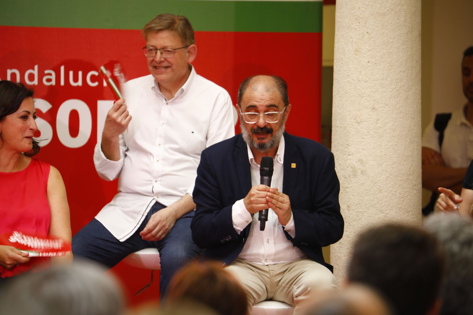 Elecciones Andalucía: La visita de los barones del PSOE en Córdoba, en imágenes