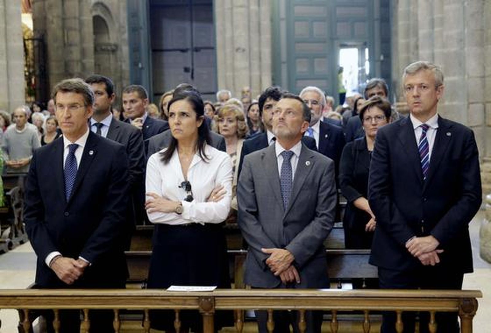 Misa por las víctimas en Santiago.

Foto: EFE