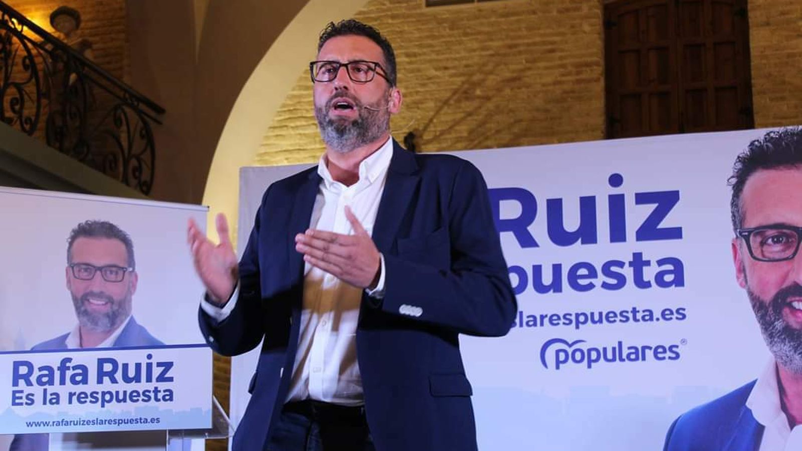 Rafa Ruiz, que se estrena como número uno del PP en estos comicios.