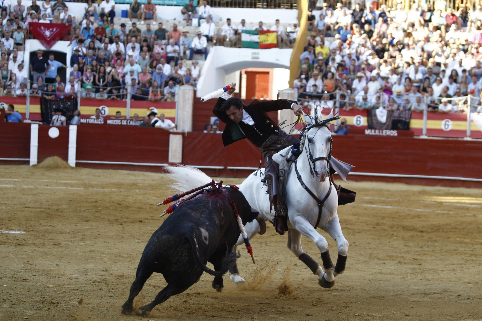 Las mejores imágenes de la corrida de toros de Diego Ventura, Talavante y Pablo Aguado, en Almería