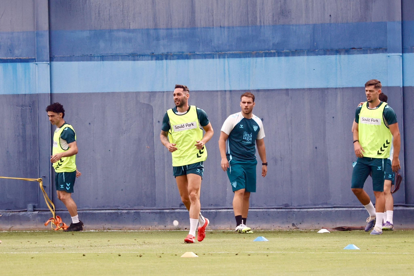 Rafita, del filial, novedad en el entrenamiento ante la baja de Carlos Puga