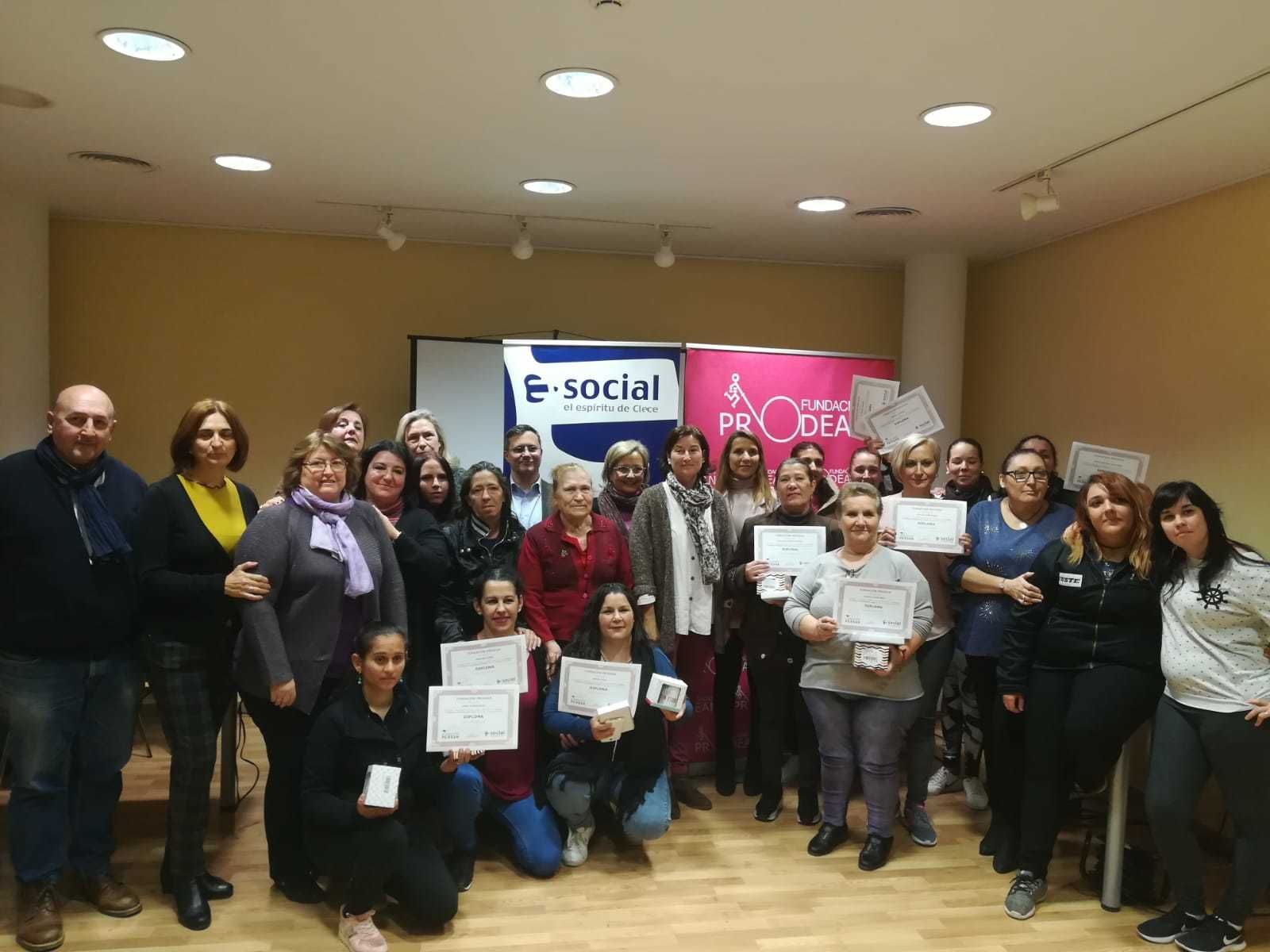 Fundación Prodean, Clece Social y Fundación Persan impulsan la formación de mujeres en riesgo de exclusión social  de Torreblanca