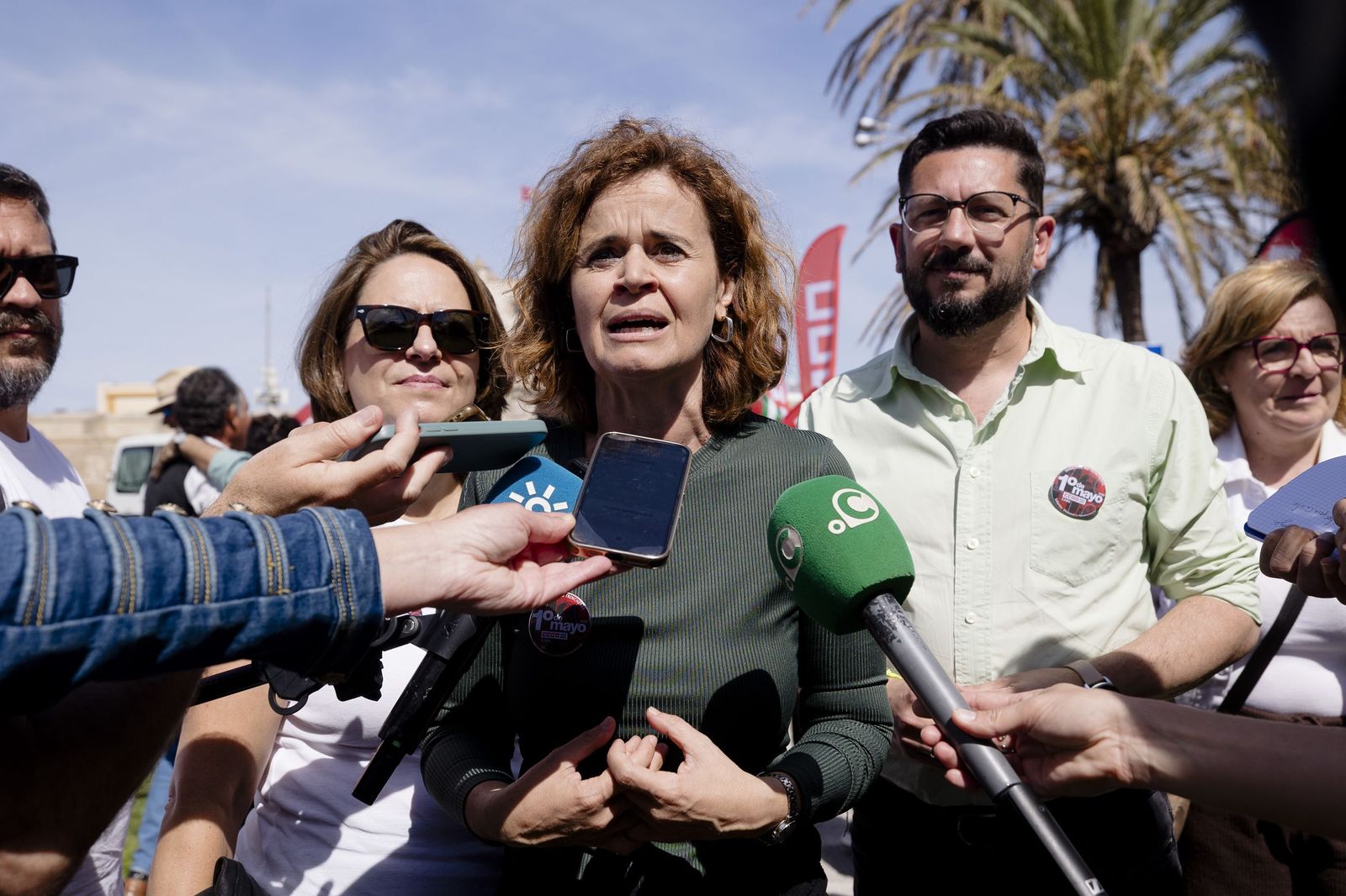Imágenes de la manifestación del 1 de Mayo en Cádiz