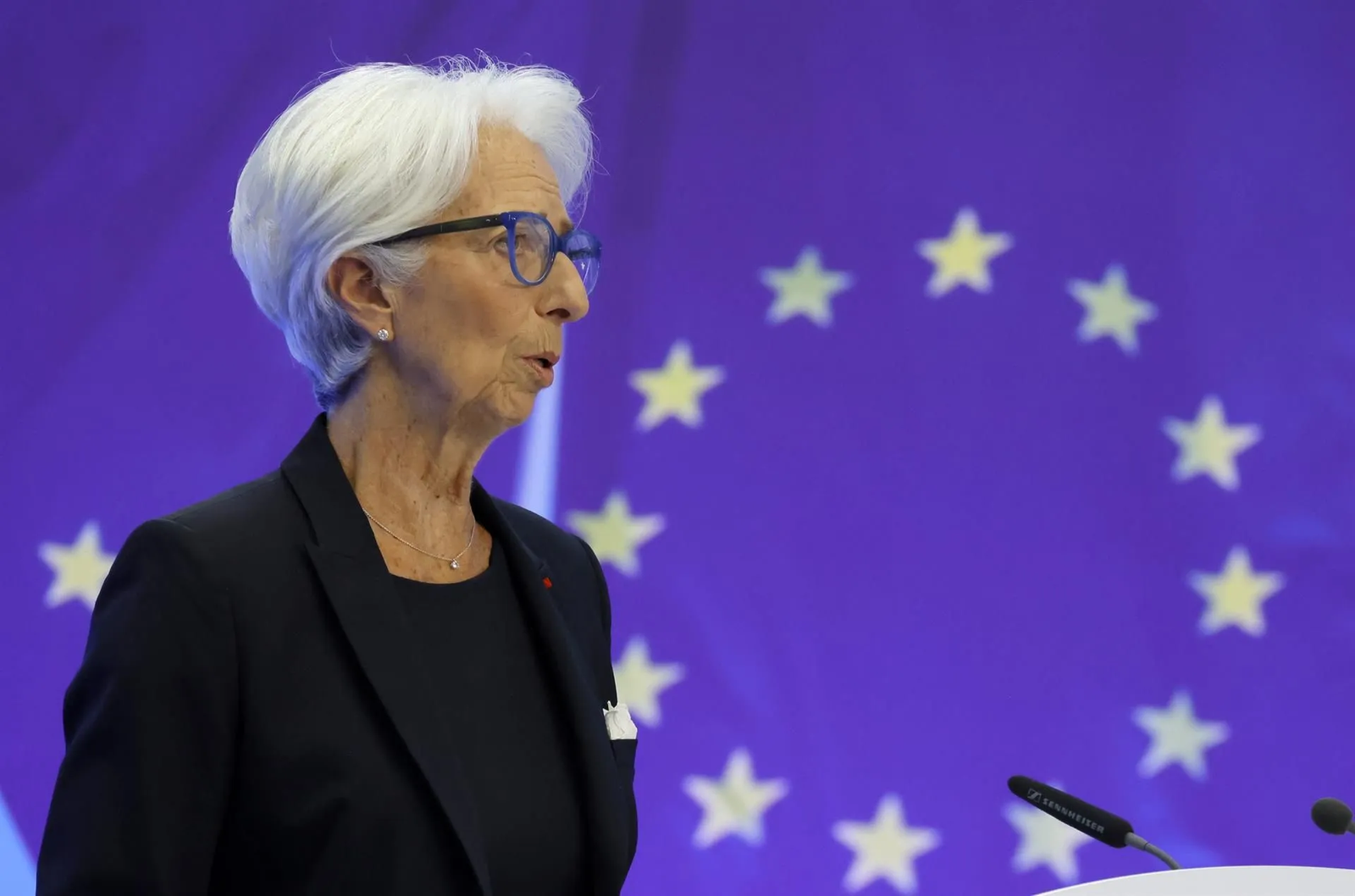 Christine Lagarde, presidenta del Banco Central Europeo.