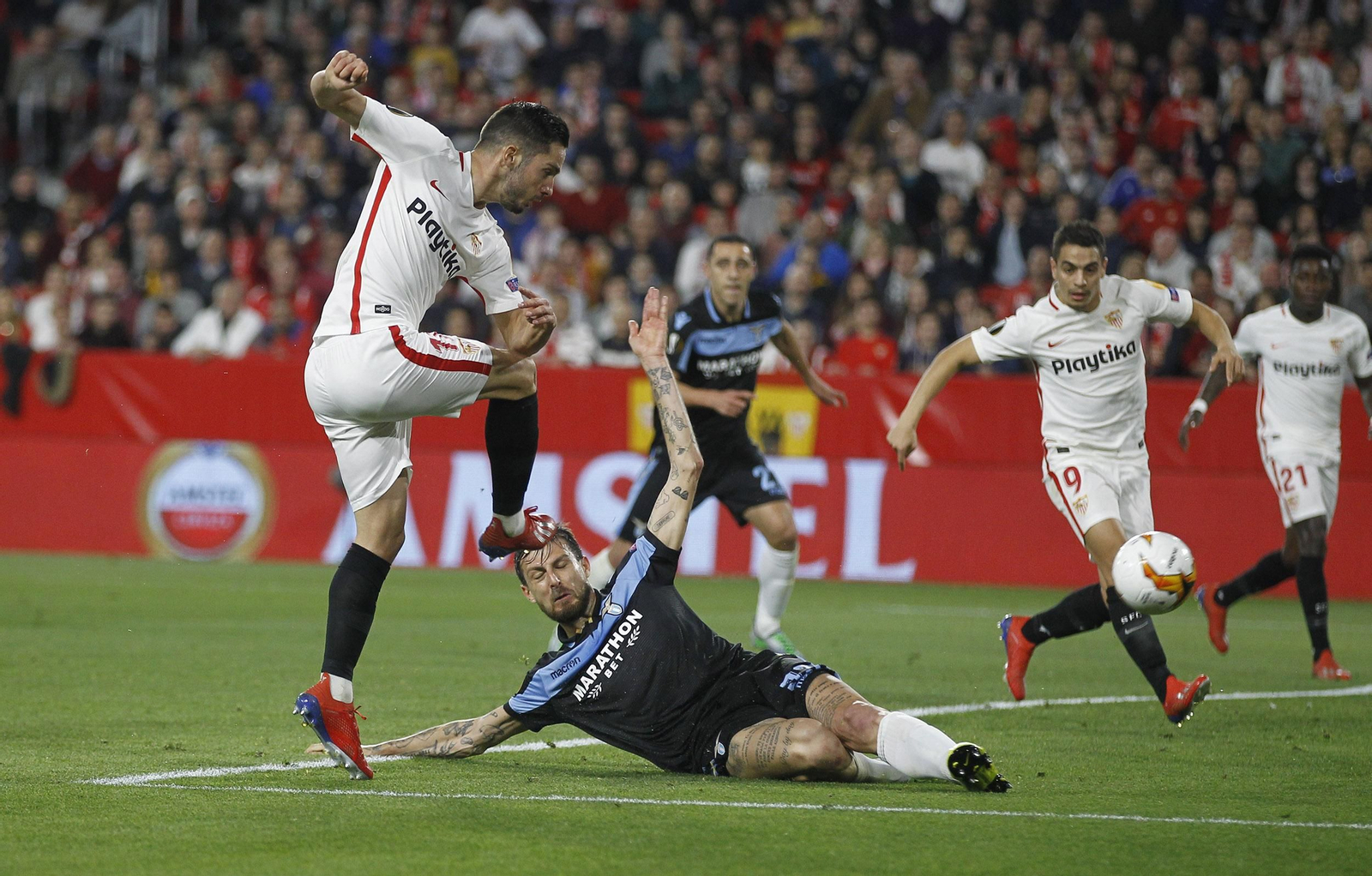 El Sevilla FC-Lazio, en imágenes
