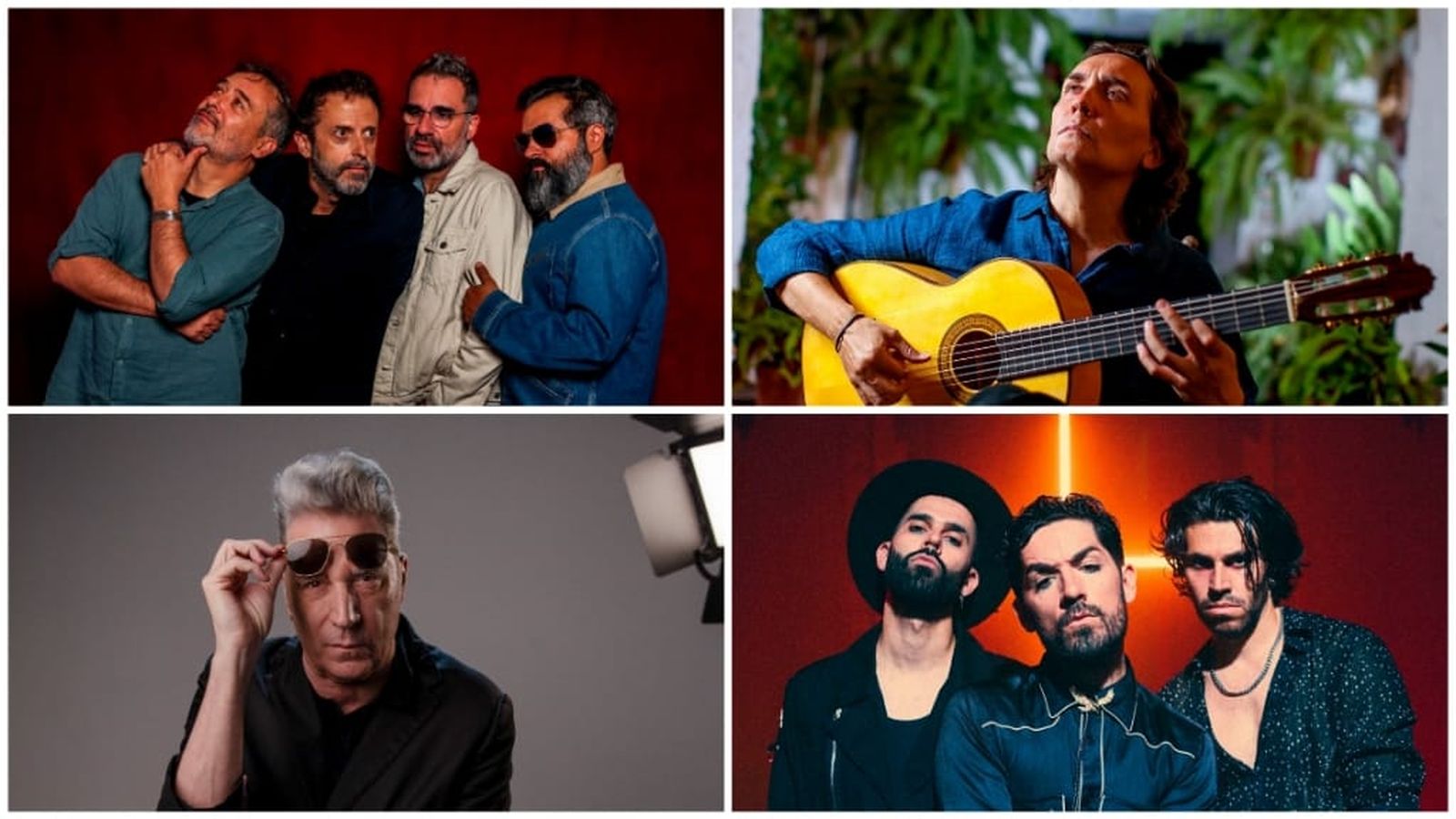 Love of Lesbian, Vicente Amigo, Loquillo y Siloé.