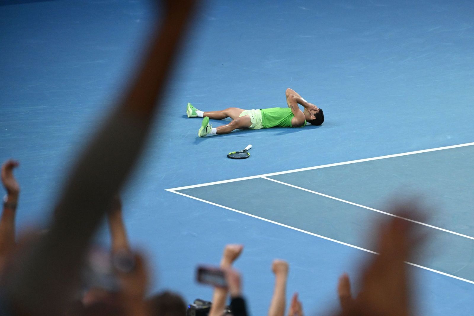 Las fotos del triunfo de Alcaraz en Australia