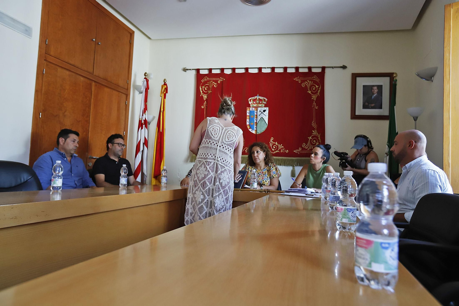 Imágenes del pleno para la constitución del Ayuntamiento de Alosno
