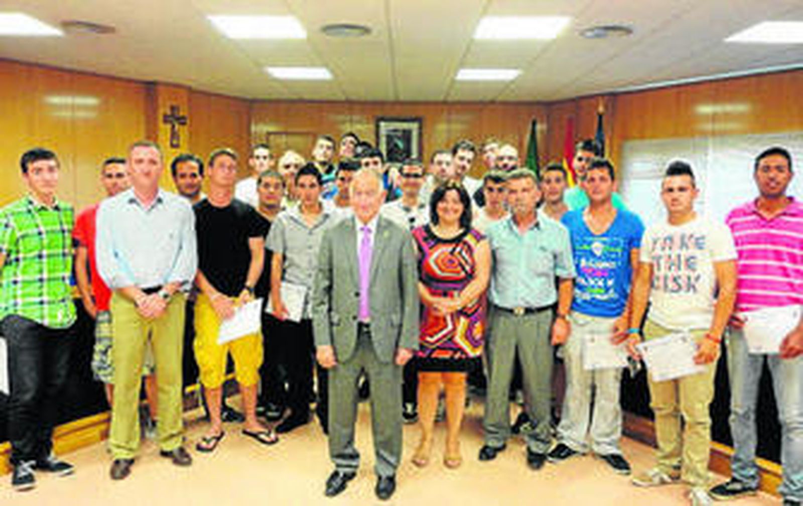 Gabriel Amat estuvo en la entrega de diplomas hace unos días.