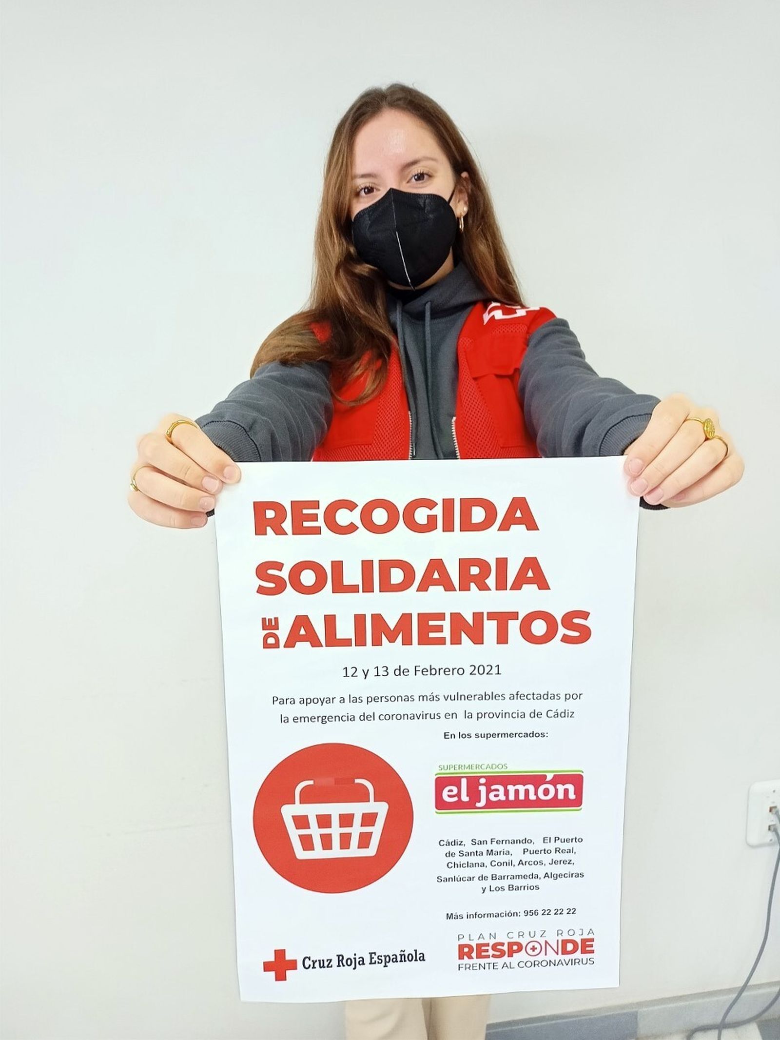 Campaña de recogida de alimentos de Cruz Roja.