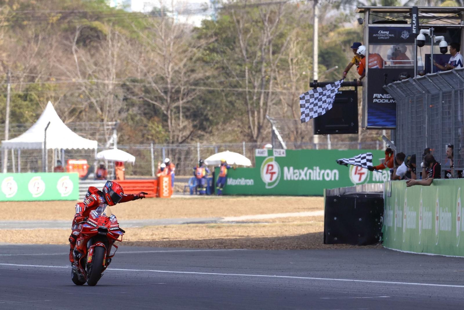Las fotos del triunfo de Marc Márquez en Tailandia