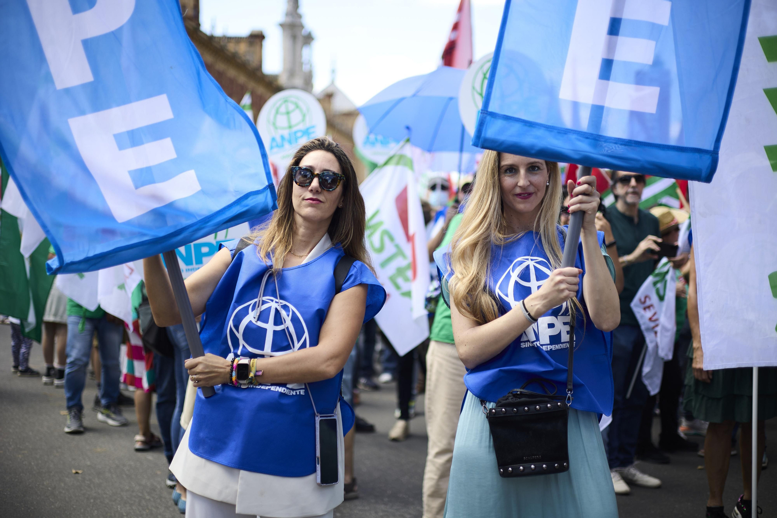 Las imágenes de la manifestación de docentes