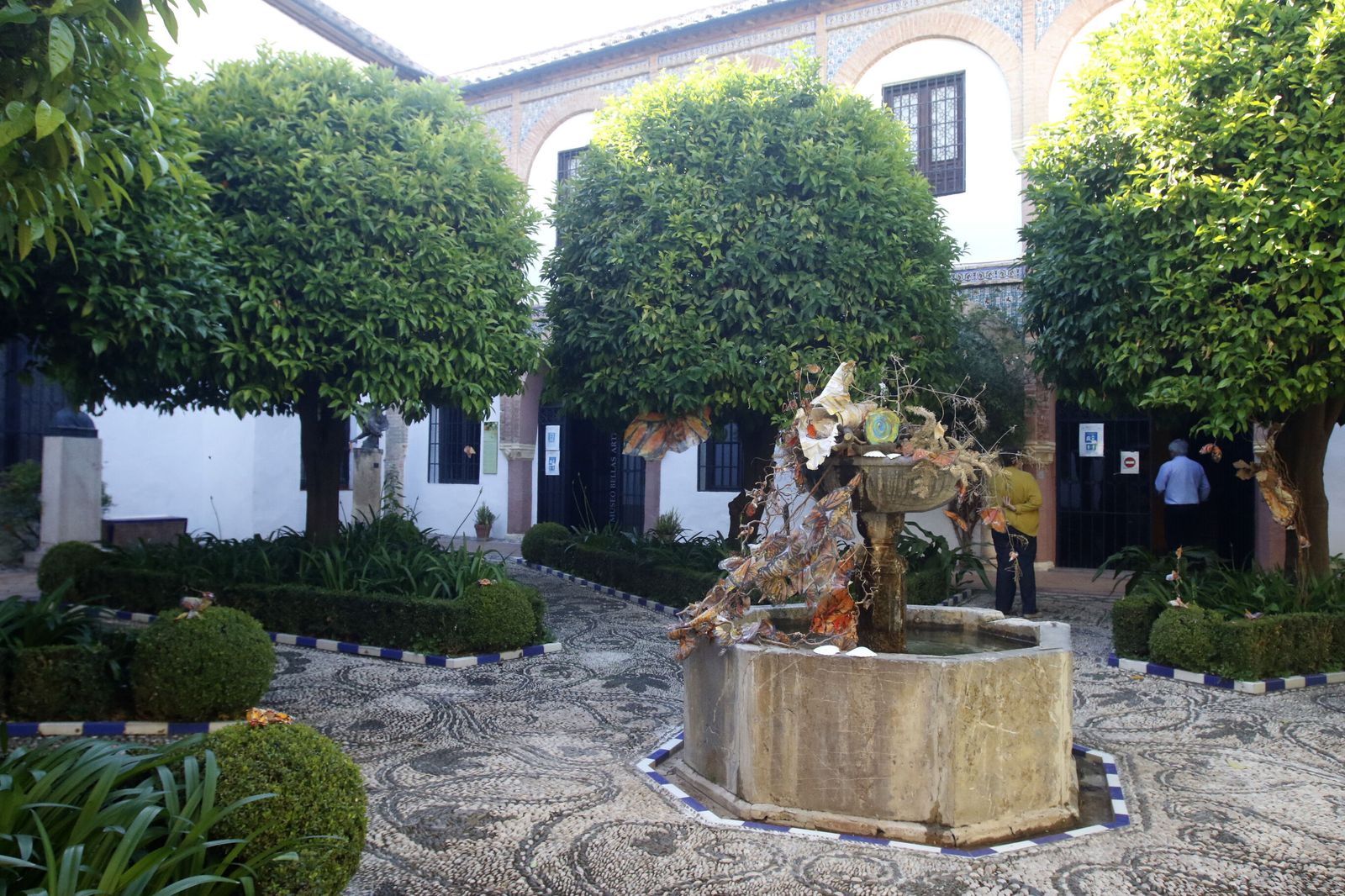 Patio del museo de Bellas Artes de Córdoba.