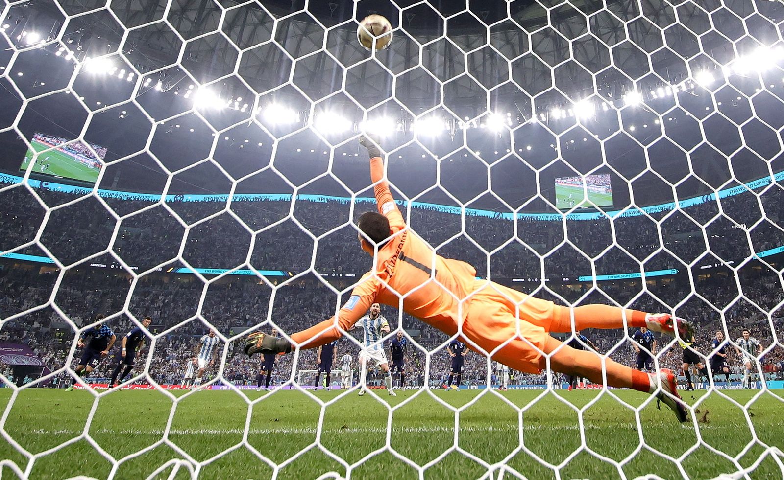 Las fotos de Messi contra Croacia