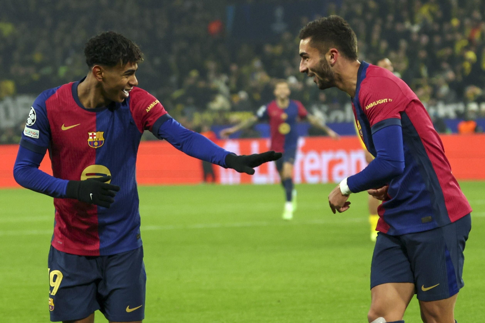Las imágenes del Borussia Dortmund - Barcelona
