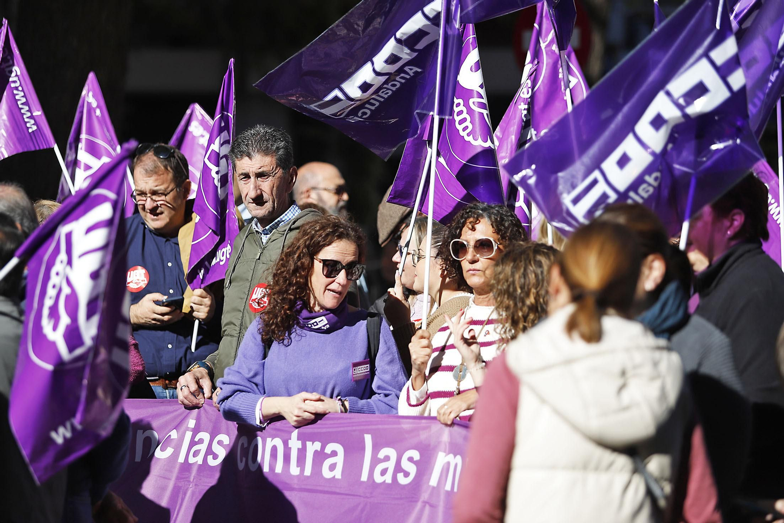 Imágenes de la manifestación del 25N contra la violencia hacia la mujer