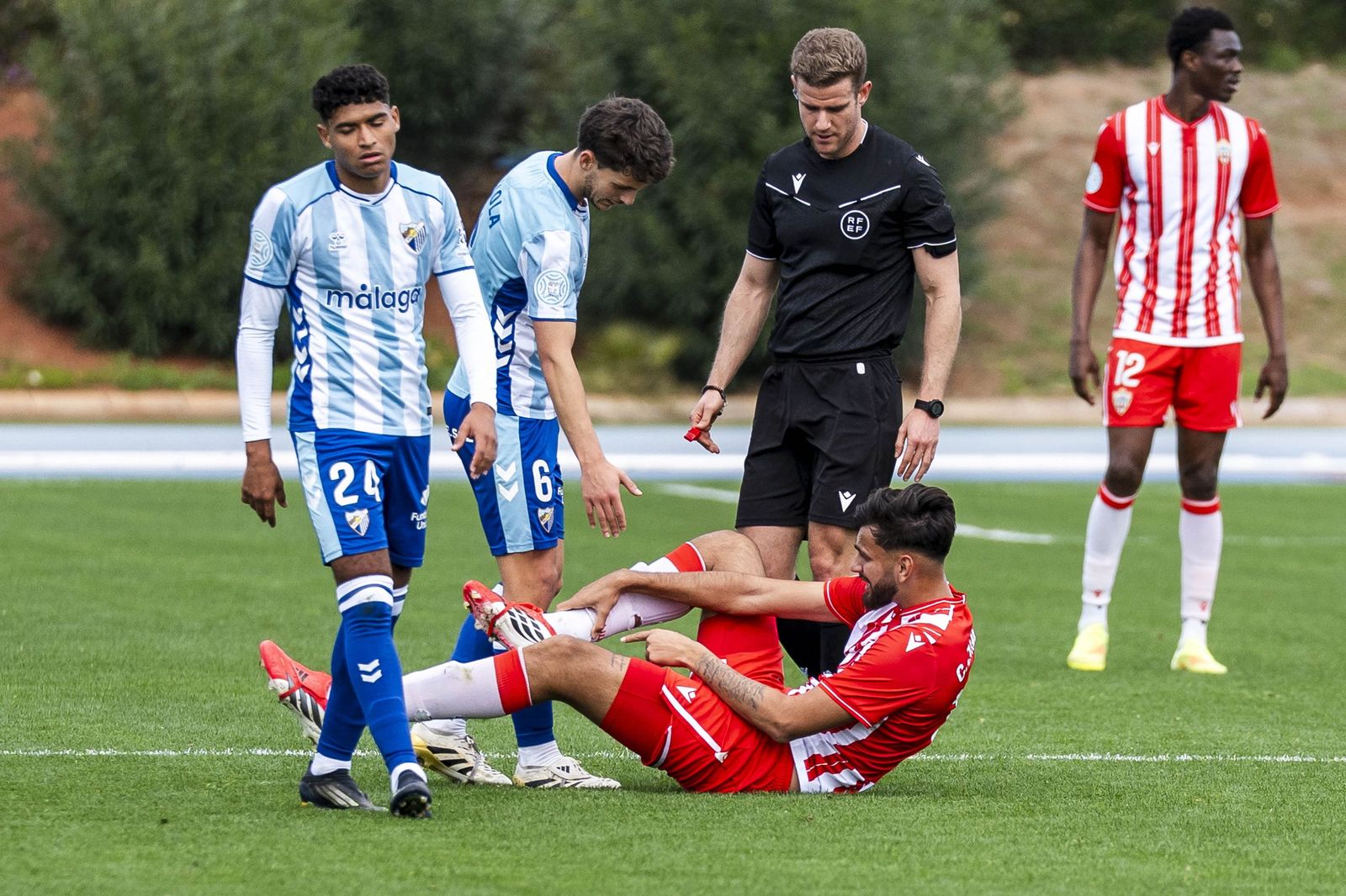 Las imágenes del Almería B y Atlético Malagueño en el Anexo de los Juegos Mediterráneos