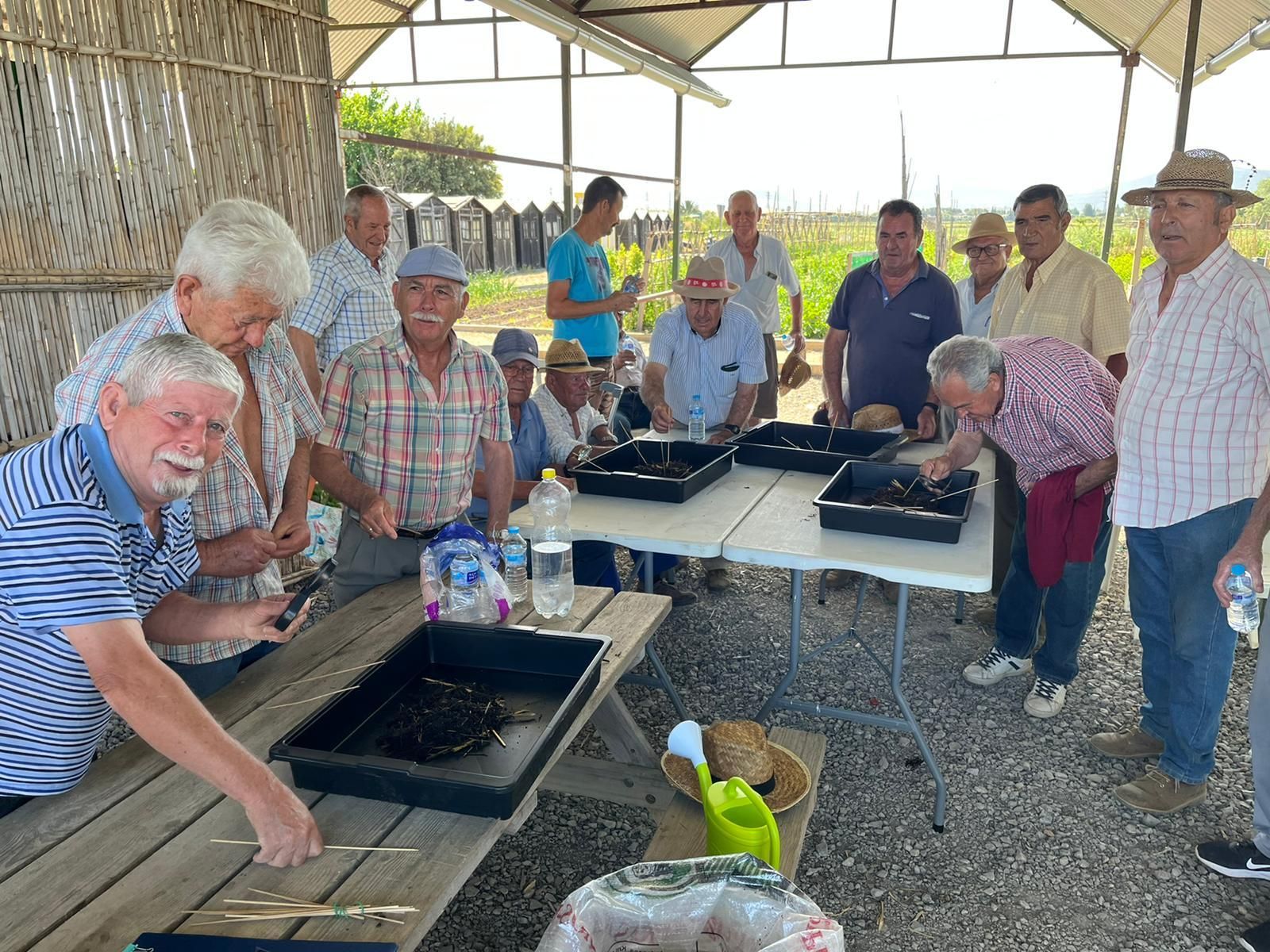 El curso para los usuarios de huertos sociales en Villamartín.