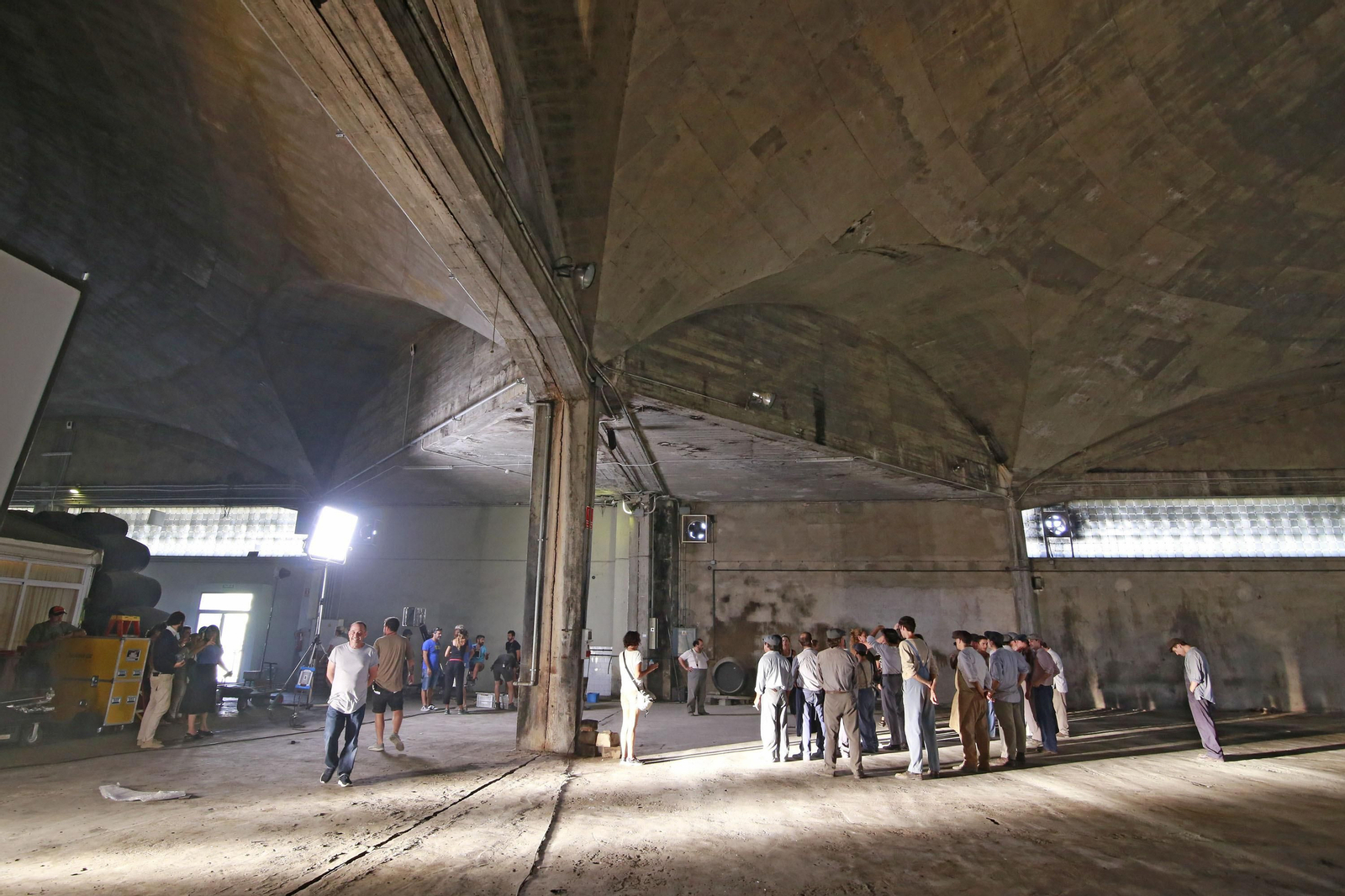Imágenes del rodaje de la película 'El verano que vivímos' en González Byass