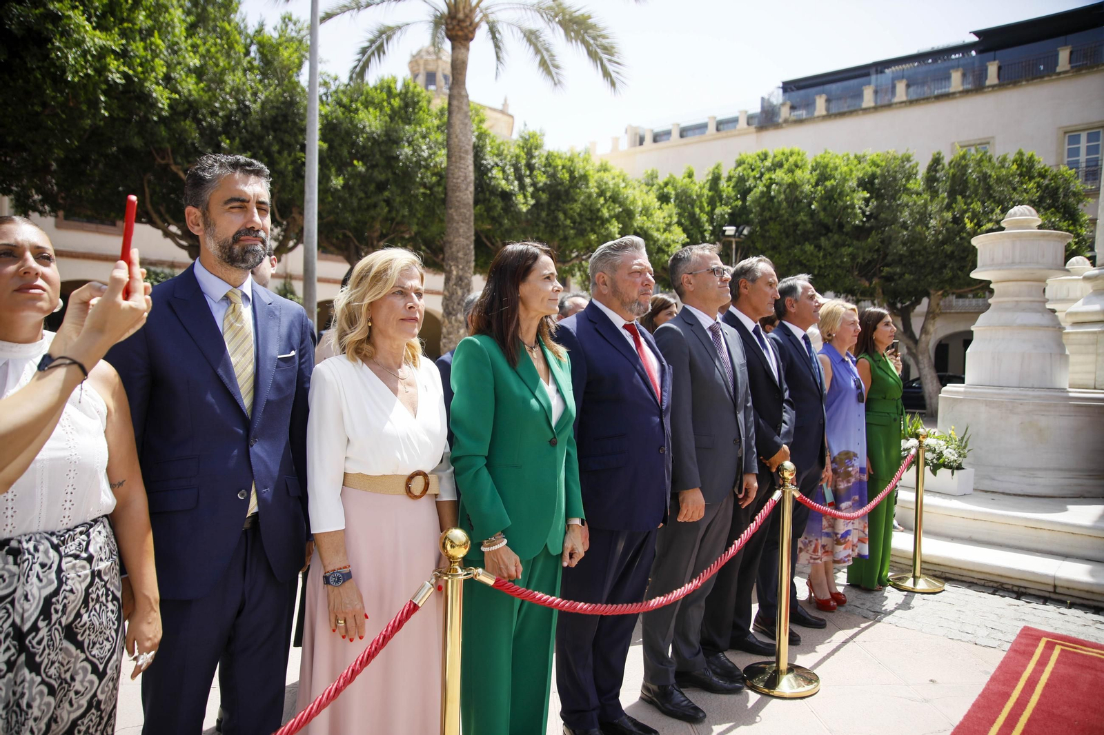 Placa de memoria histórica en el monumento de los coloraos, en imágenes