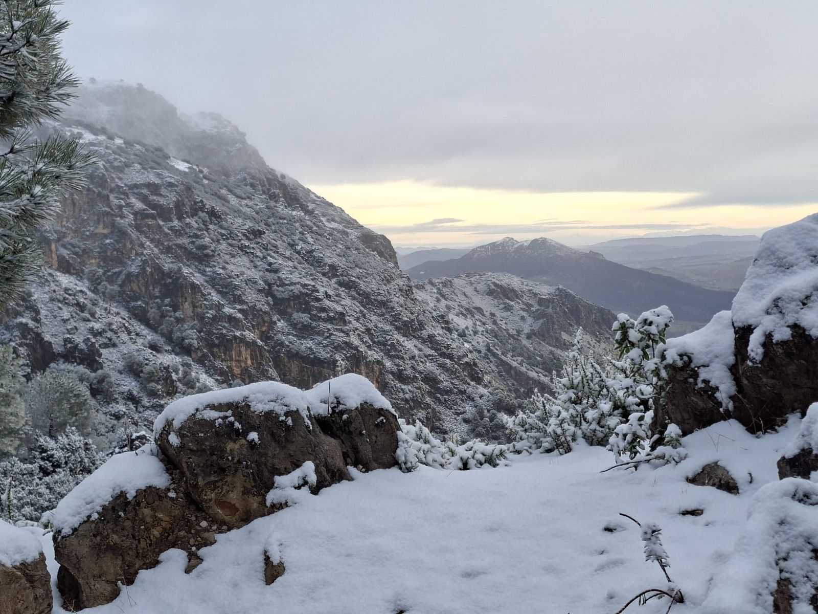 Nevada en Grazalema 2026