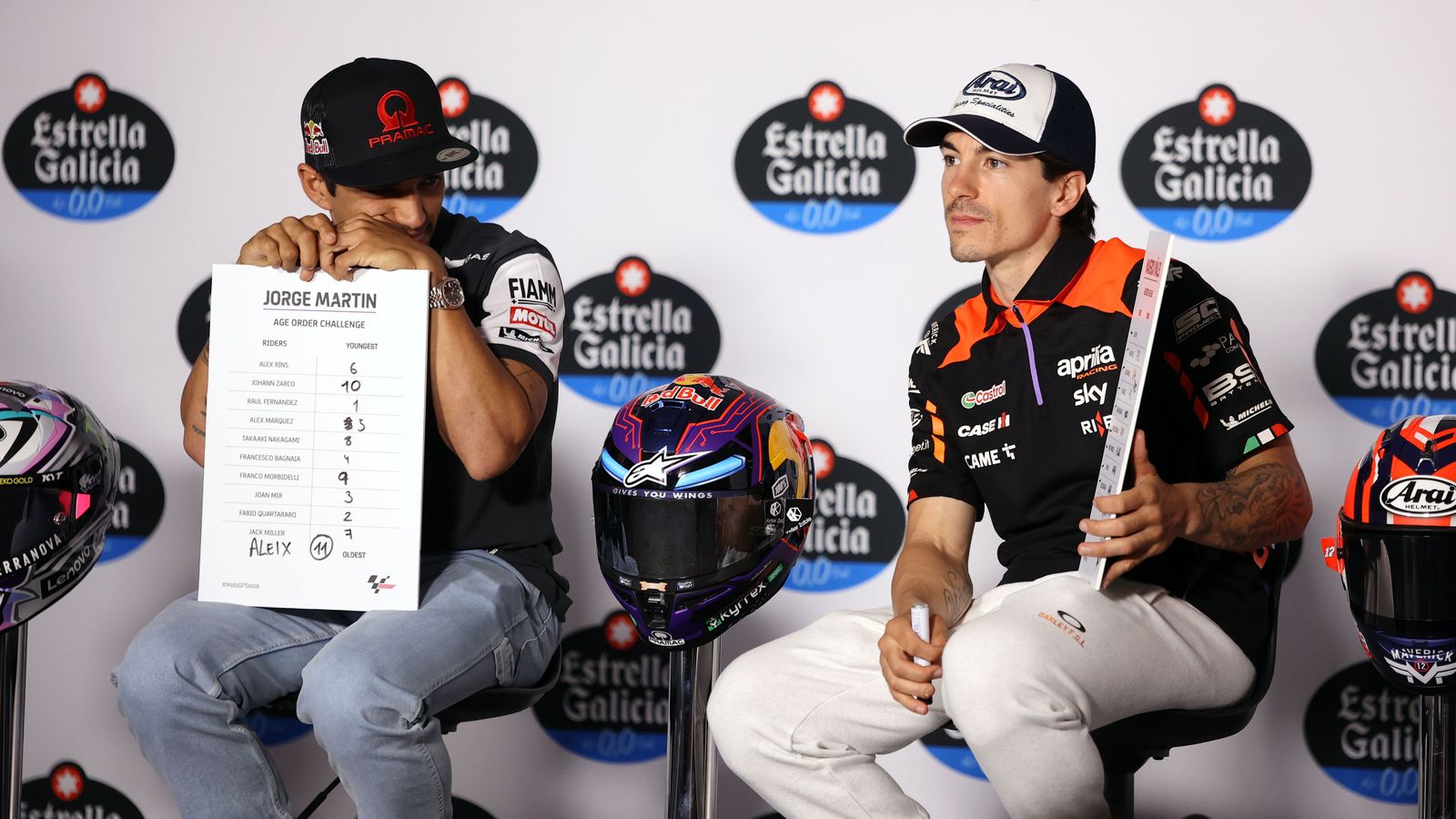 Rueda de prensa de los pilotos de MotoGP en el Circuito de Jerez