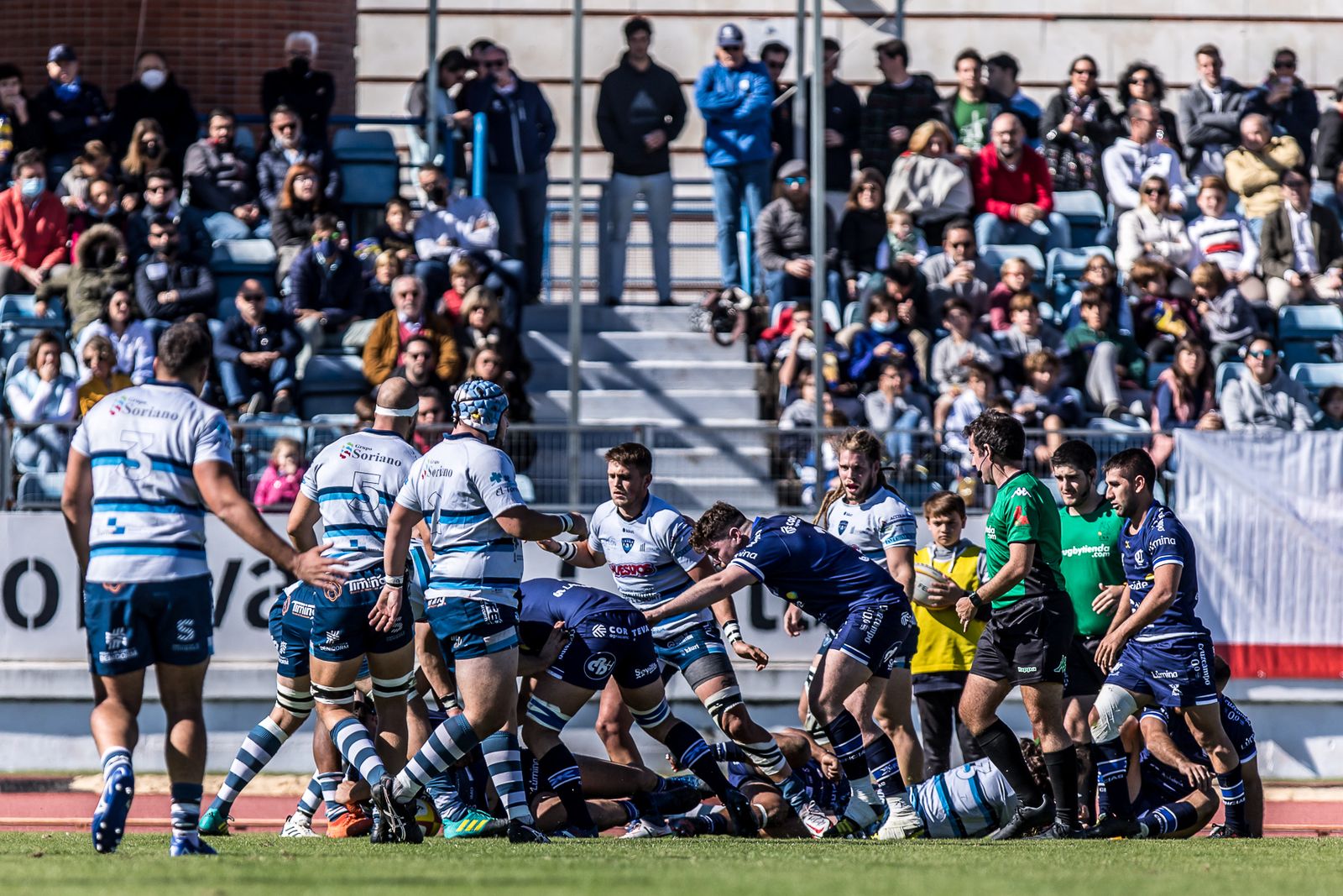 Una acción en el partido de la temporada pasada.
