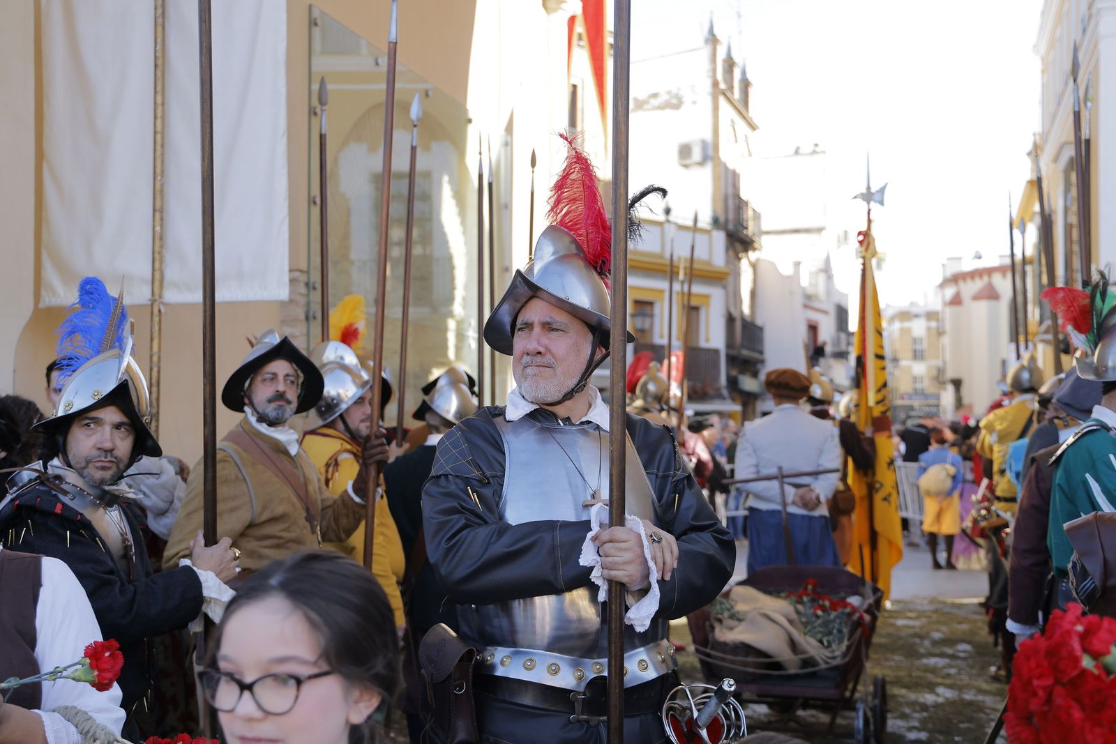 Desfile de Carlos V e Isabel de Portugal en Sevilla