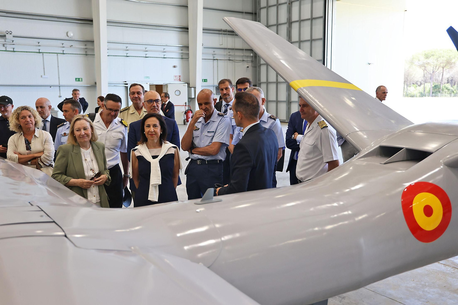 Imágenes de la Visita de la ministra de Defensa, Margarita Robles, a el Centro de Ensayos de Sistemas Aéreos no Tripulados CEUS