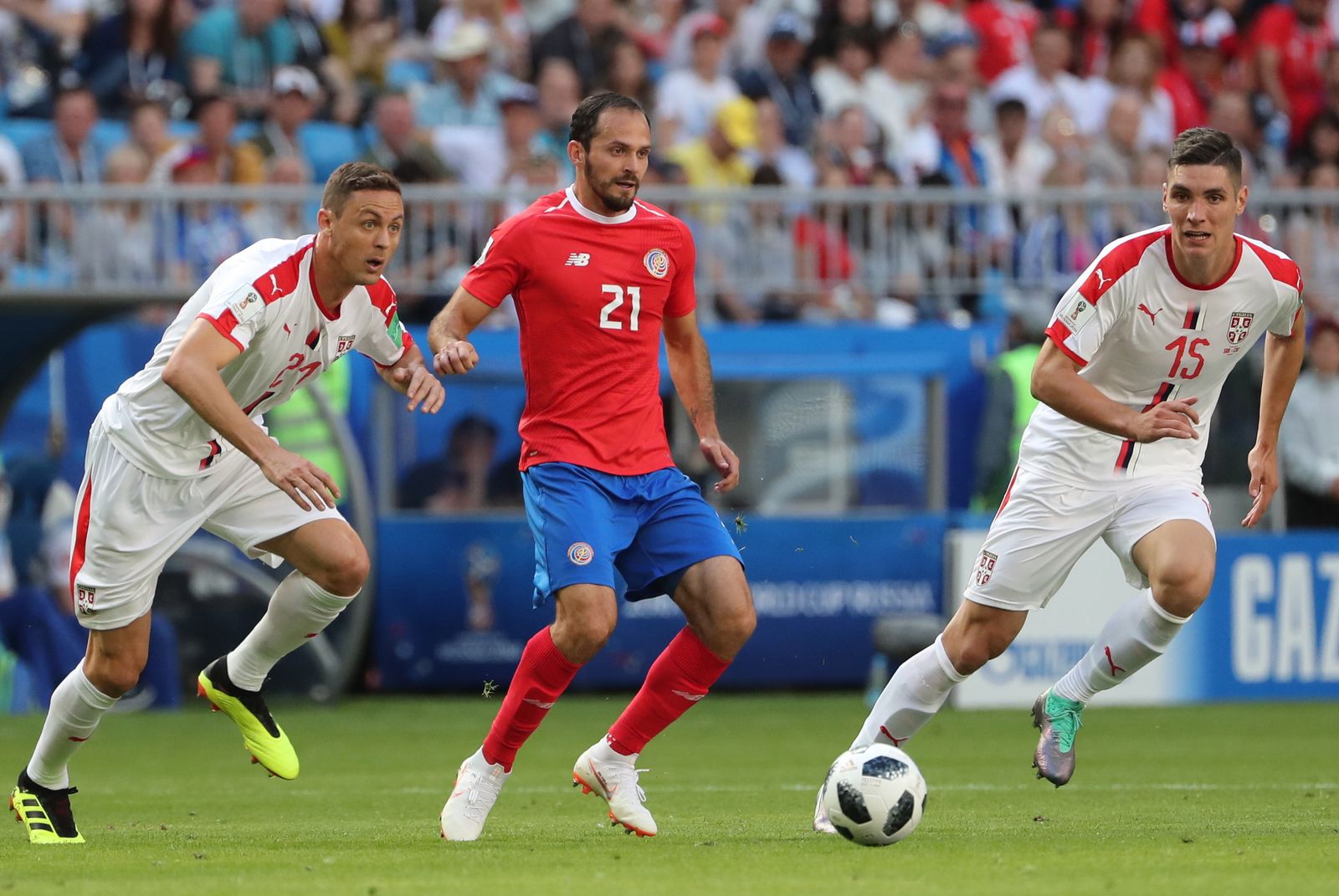 Las imágenes del Costa Rica-Serbia