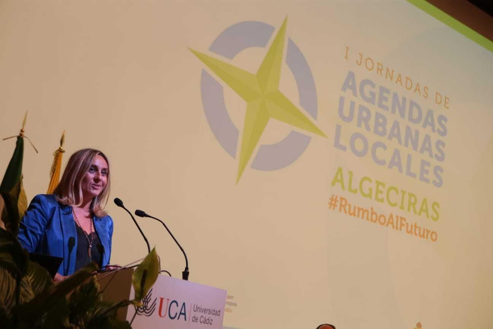 Marifrán Carazo, durante la jornada.