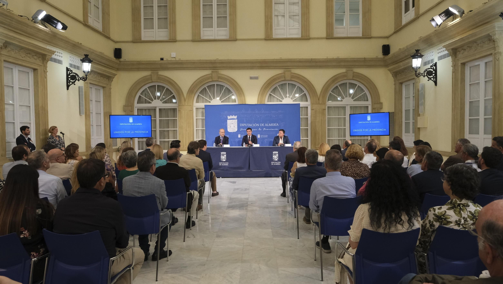 Recibimiento de la Diputación de Almería a los Directores de los centros UNED de España