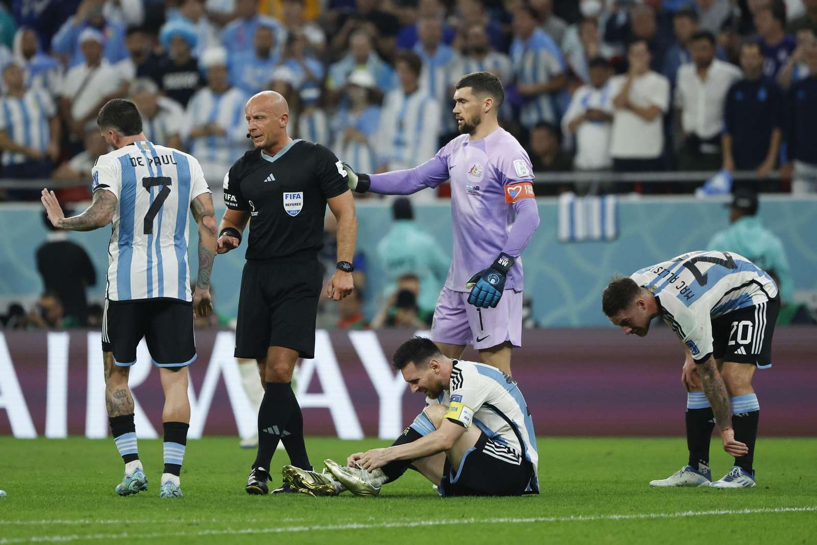 Las fotos del Argentina - Australia