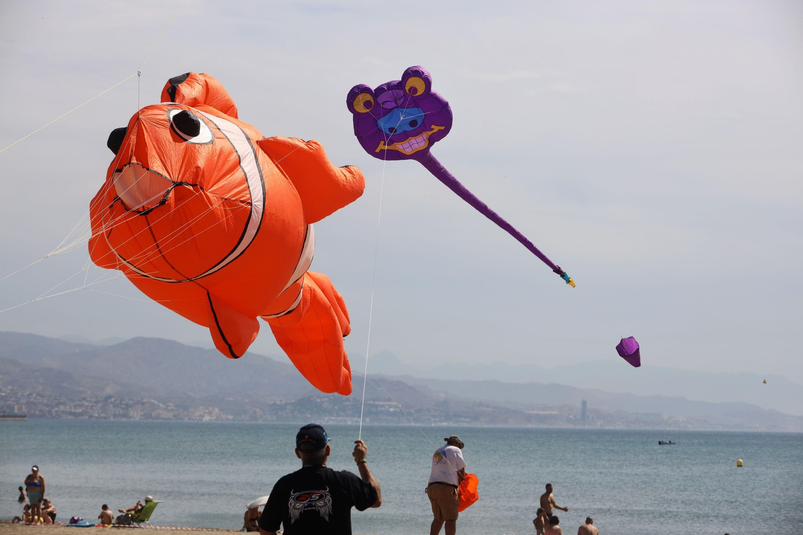 Las imágenes del Festival Internacional de Cometas en las playas de Málaga