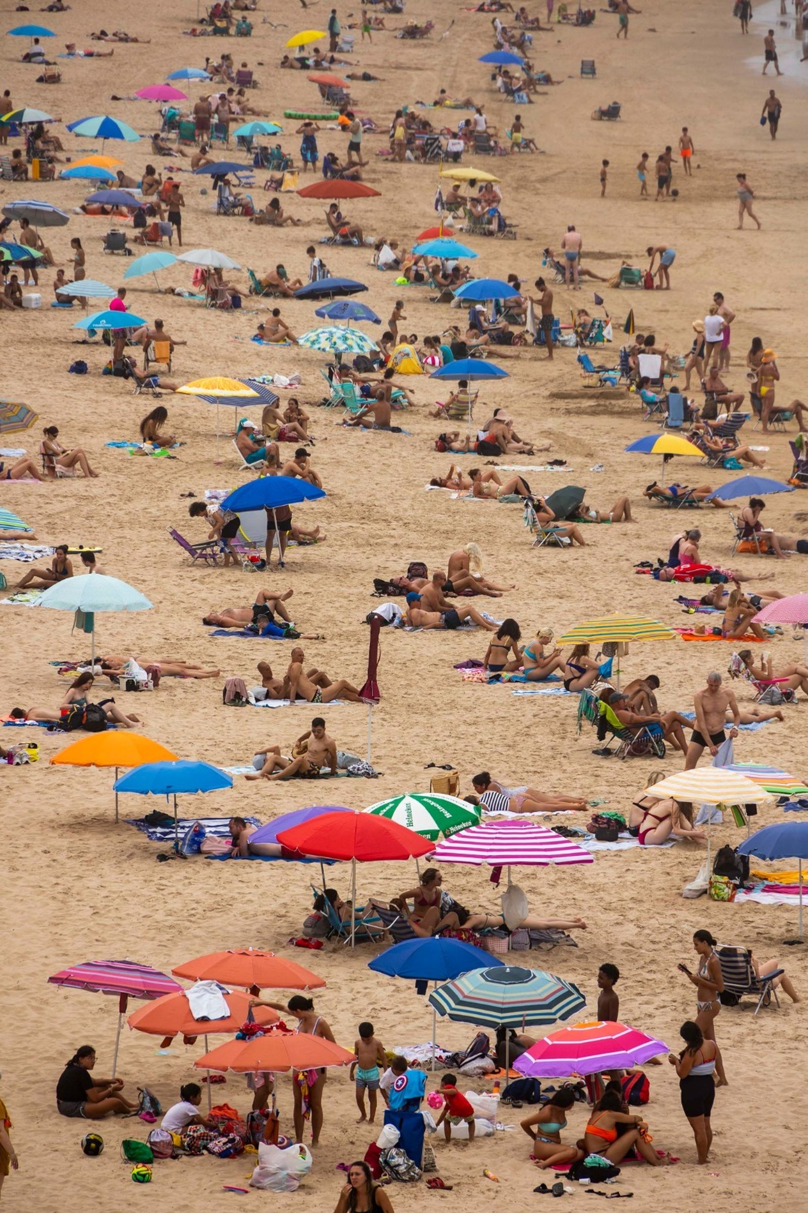 Las imágenes de la ola de calor en Cádiz