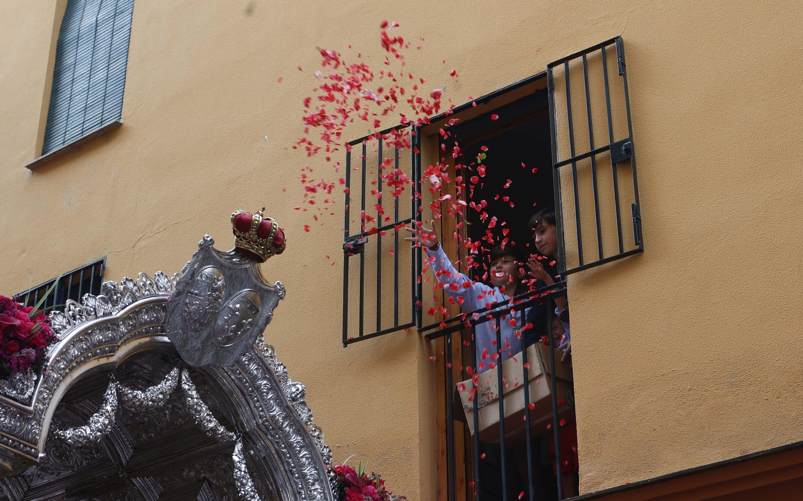 Imágenes de la salida de la hermandad del Rocio de Triana