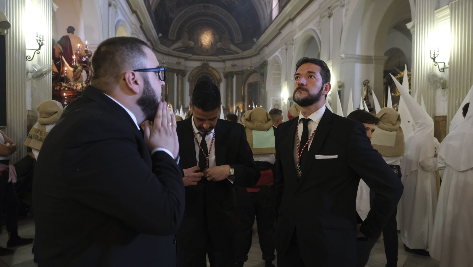 La procesión de la Santa Cena en Almería, en imágenes