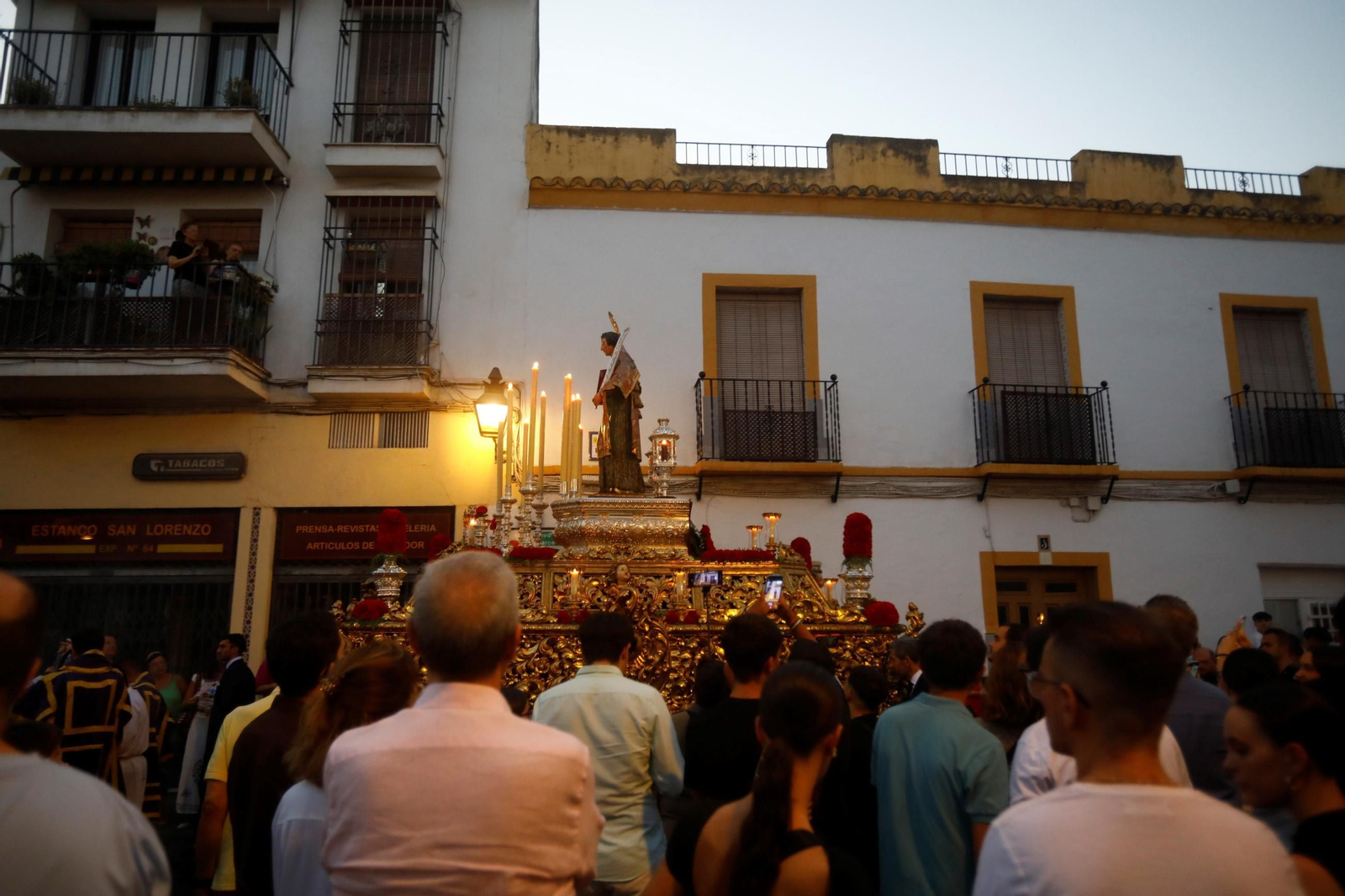 La procesión de San Lorenzo en Córdoba, en imágenes